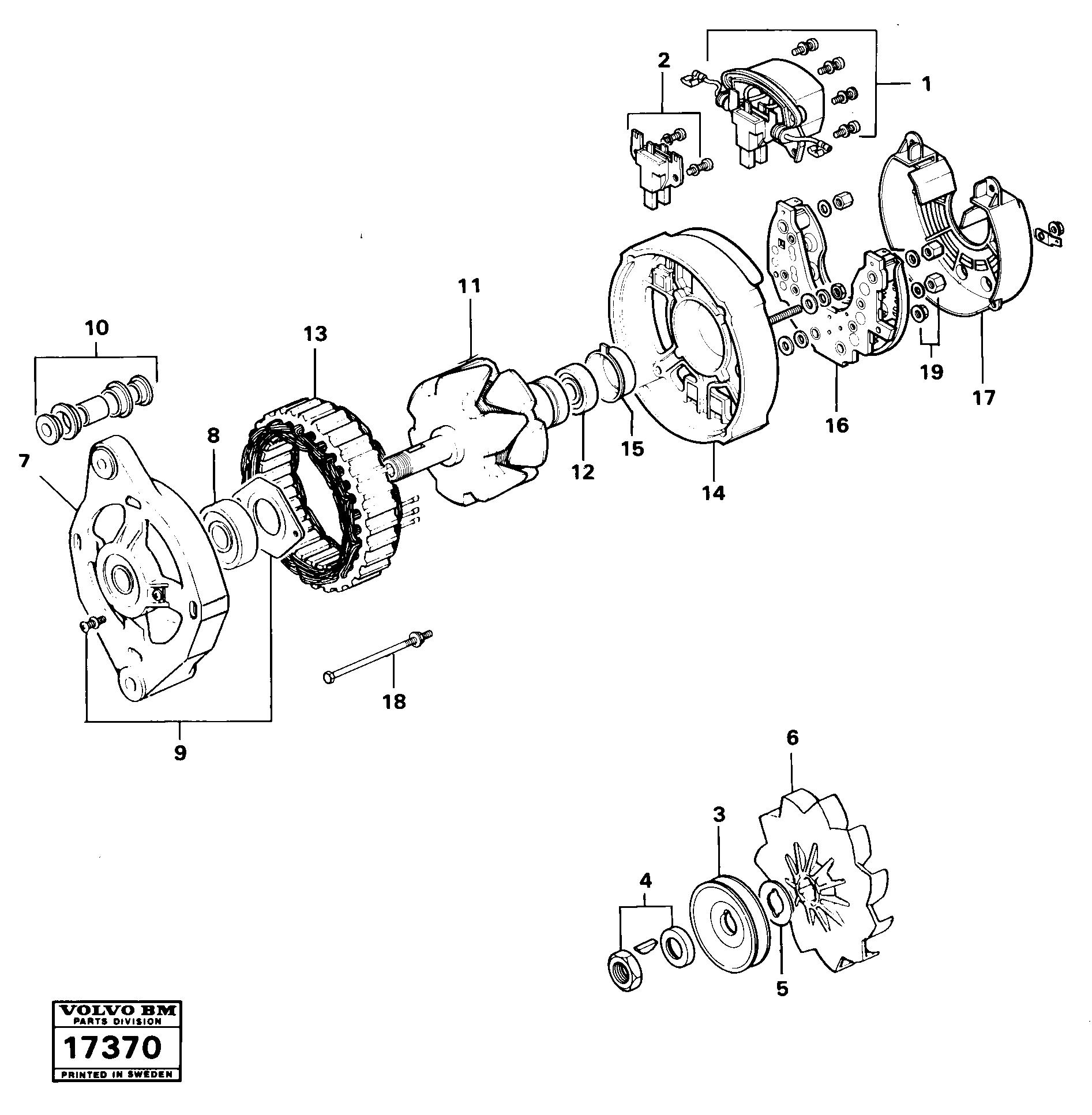 Корпус чашки дифференциала VOE873817 VOLVO