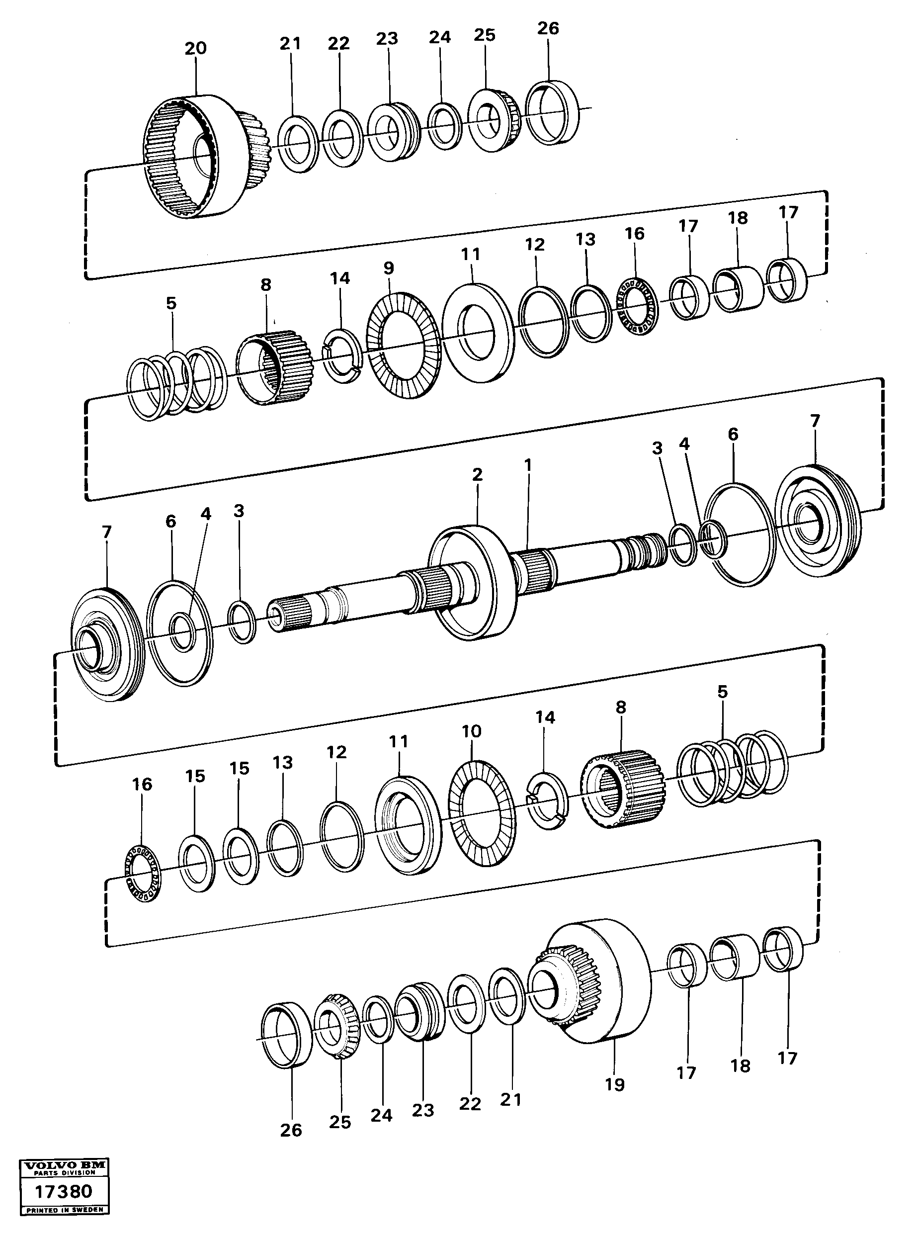 Rubber Strip VOE4720797 VOLVO