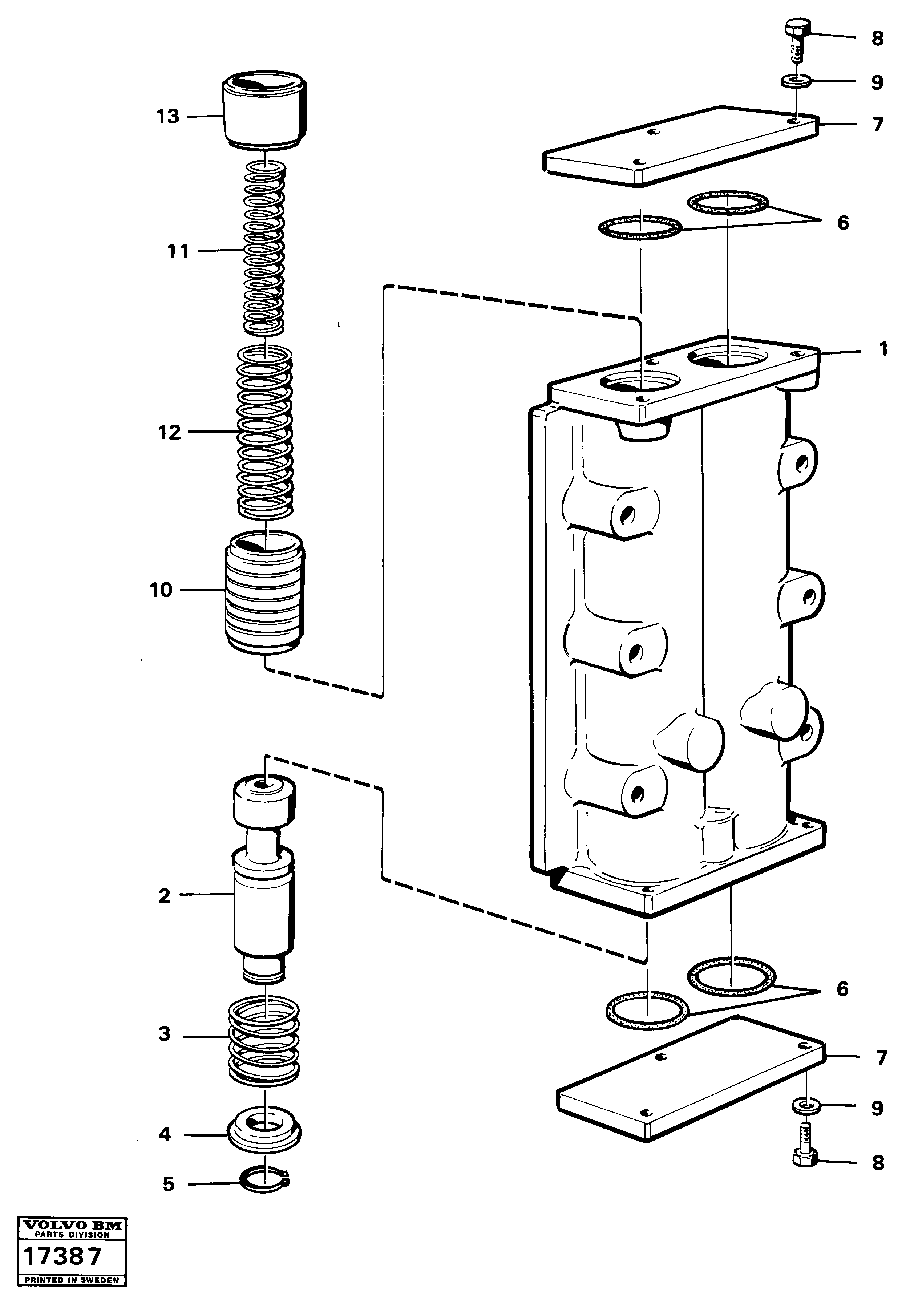 Boom secondary VOE11036768 VOLVO