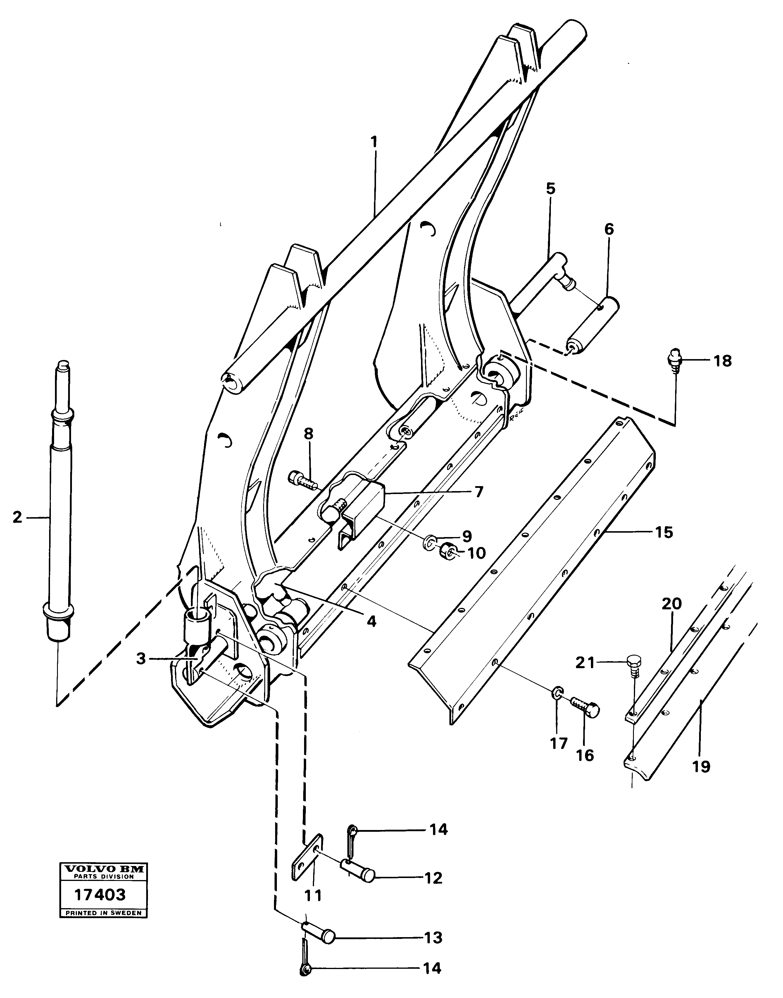 Lock Pin VOE4740720 VOLVO