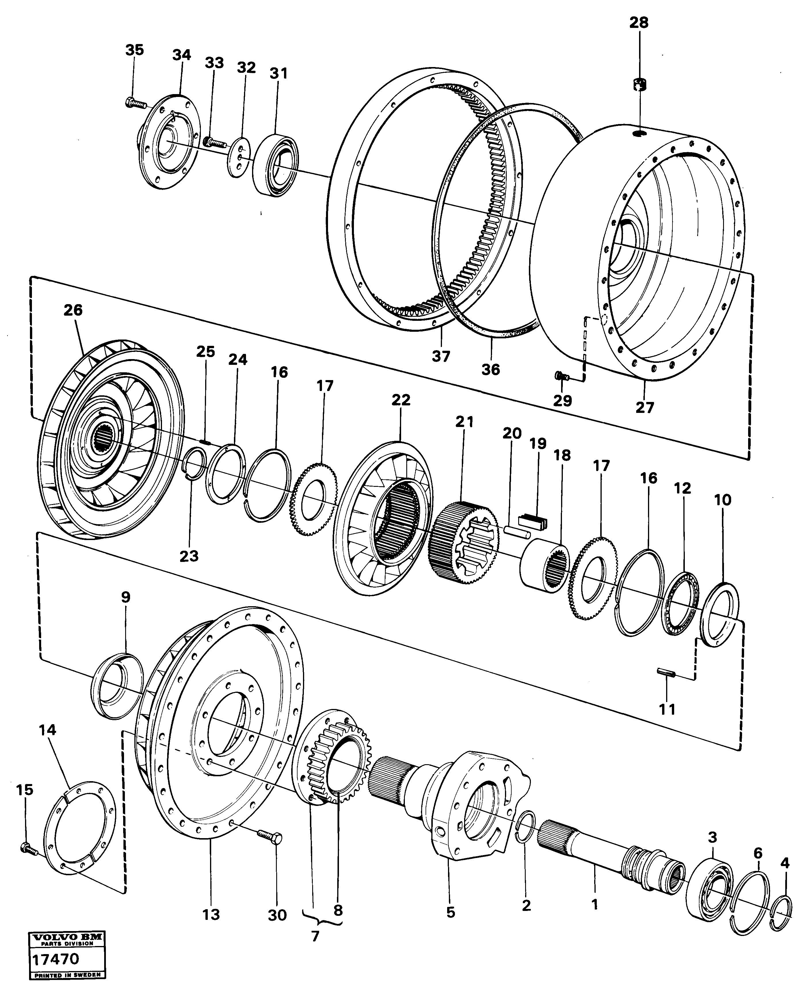 Tensioner VOE6640999 VOLVO