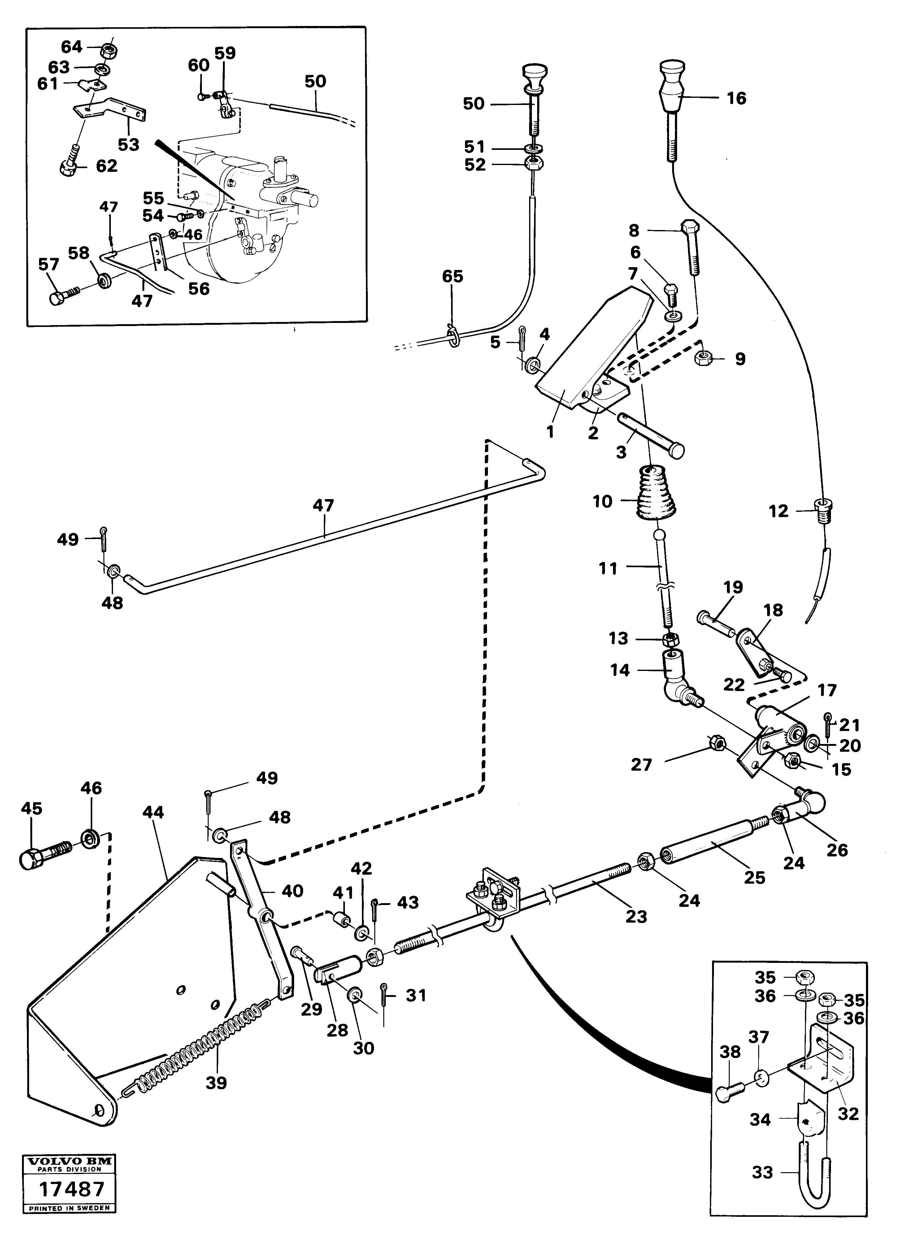 Spacer flange VOE4939733 VOLVO