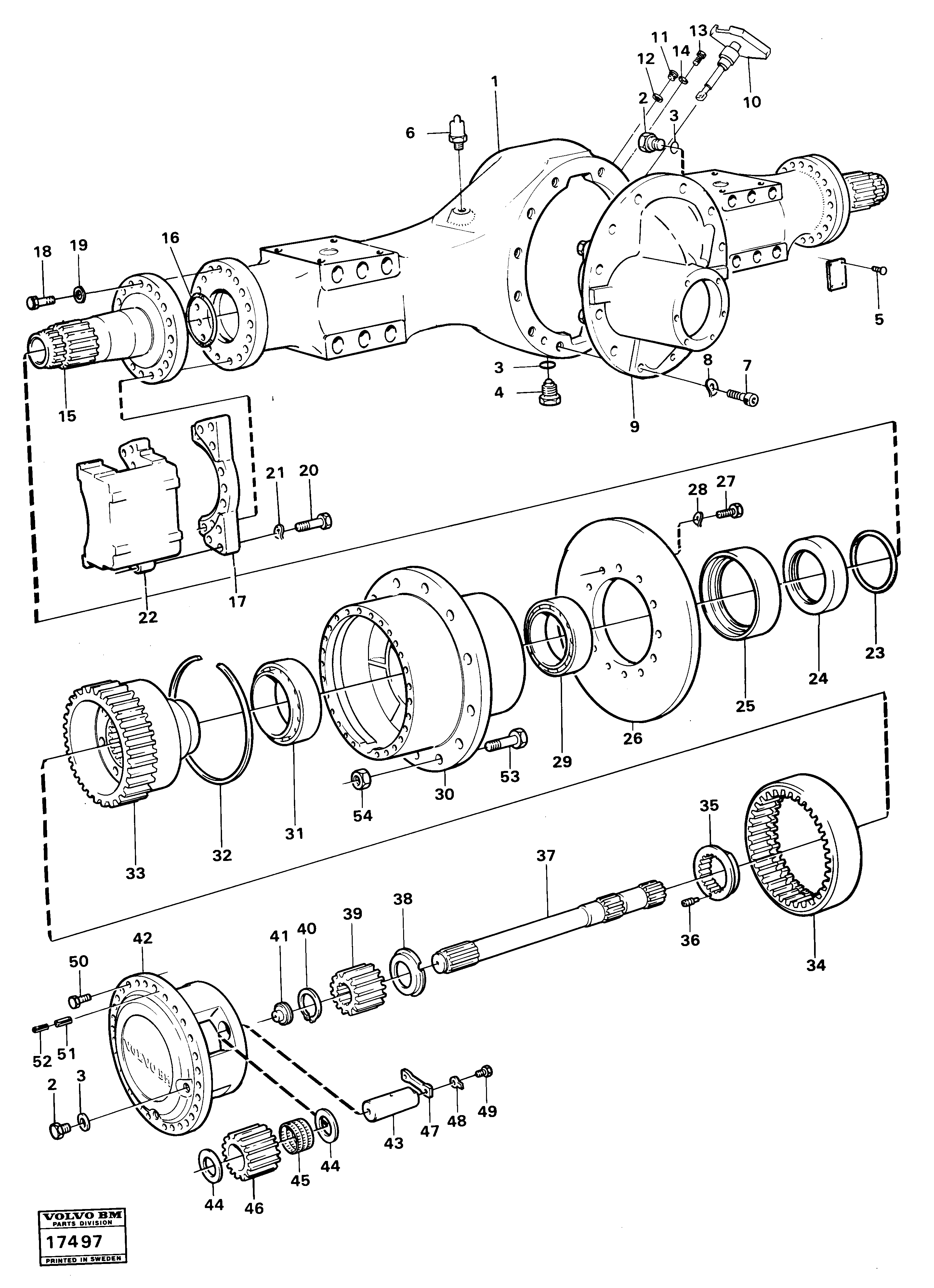 Планетарный мост VOE23549 VOLVO