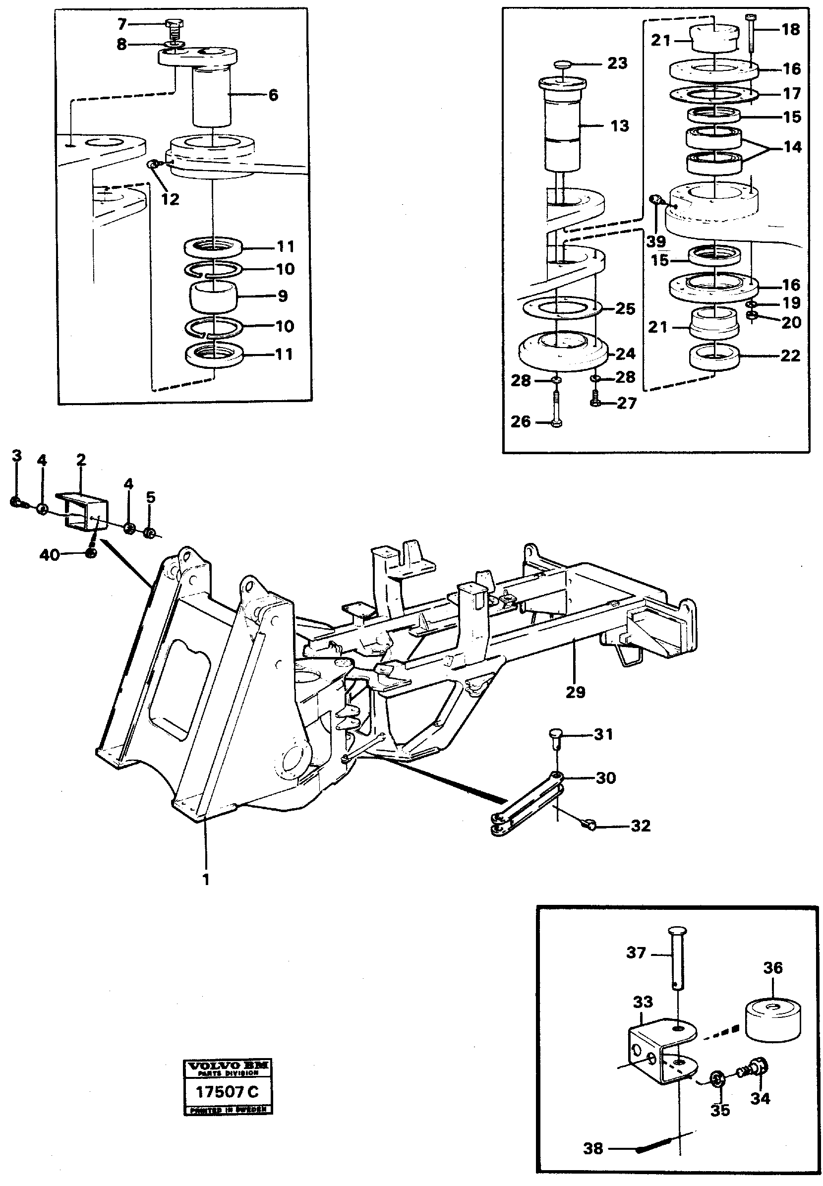 Front frame VOE4949000 VOLVO