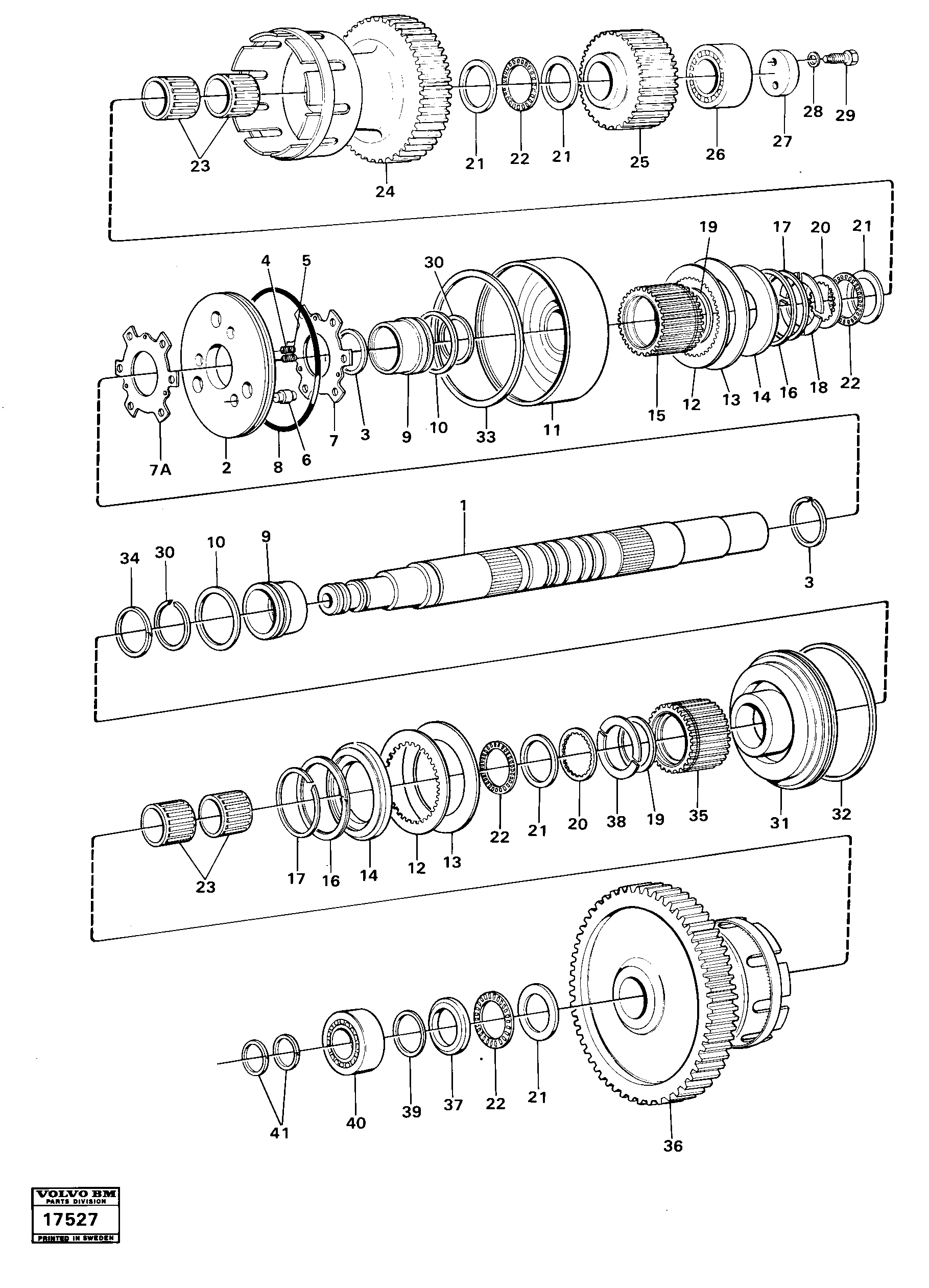 Скользящий зуб VOE11036893 VOLVO