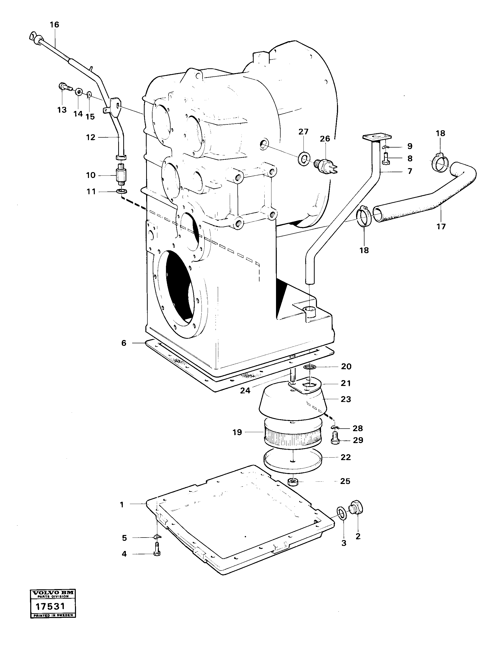 Relay, back-up lamp VOE4947987 VOLVO