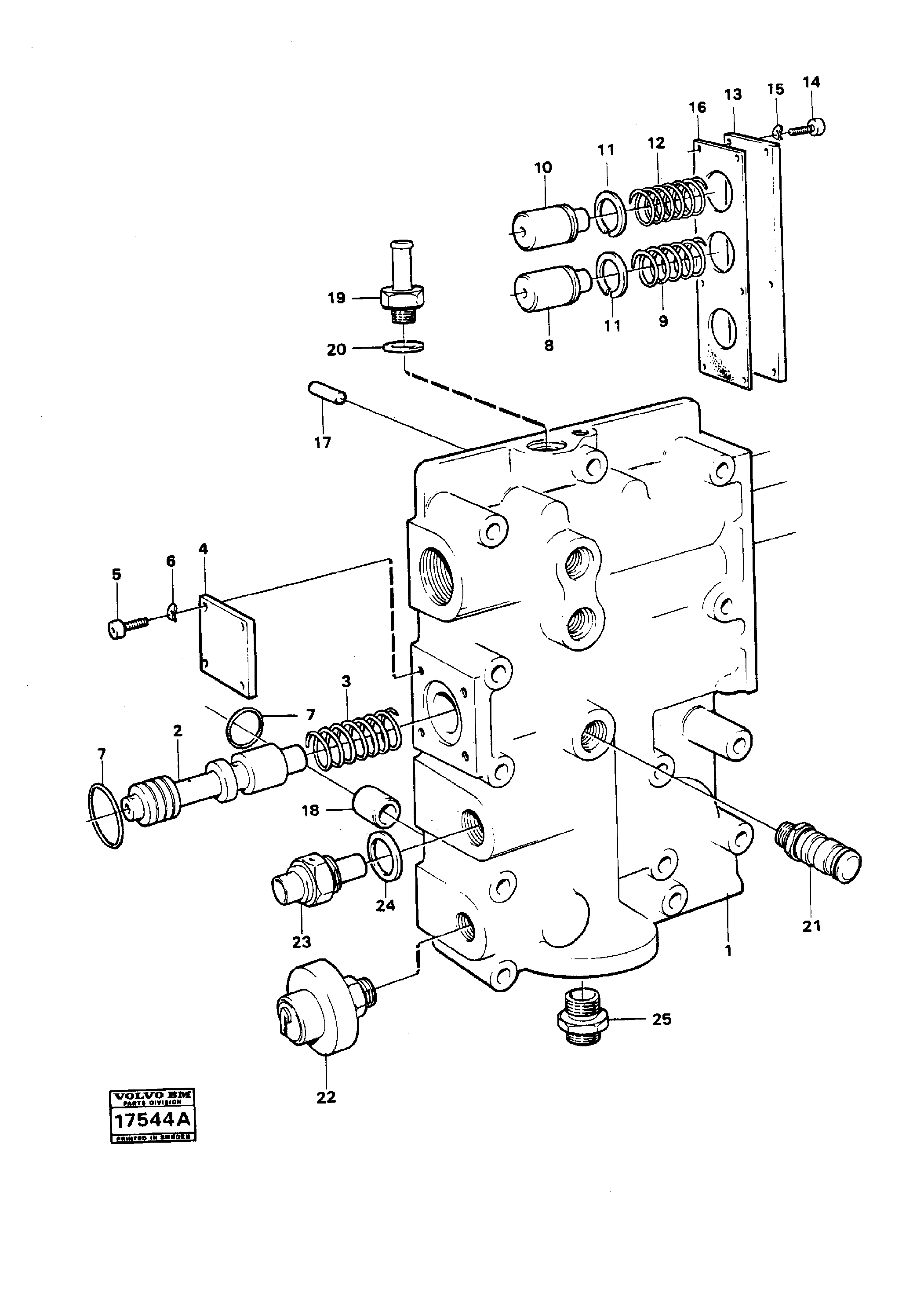 Boom secondary VOE4871674 VOLVO