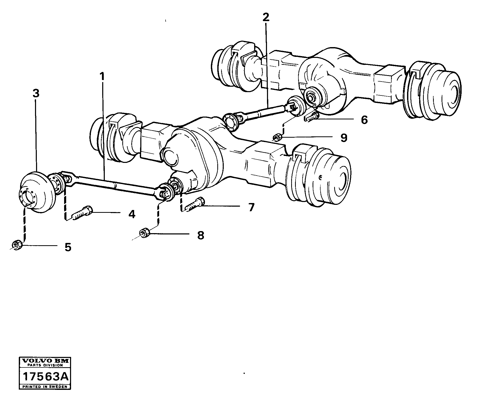 Mounting rail VOE945997 VOLVO