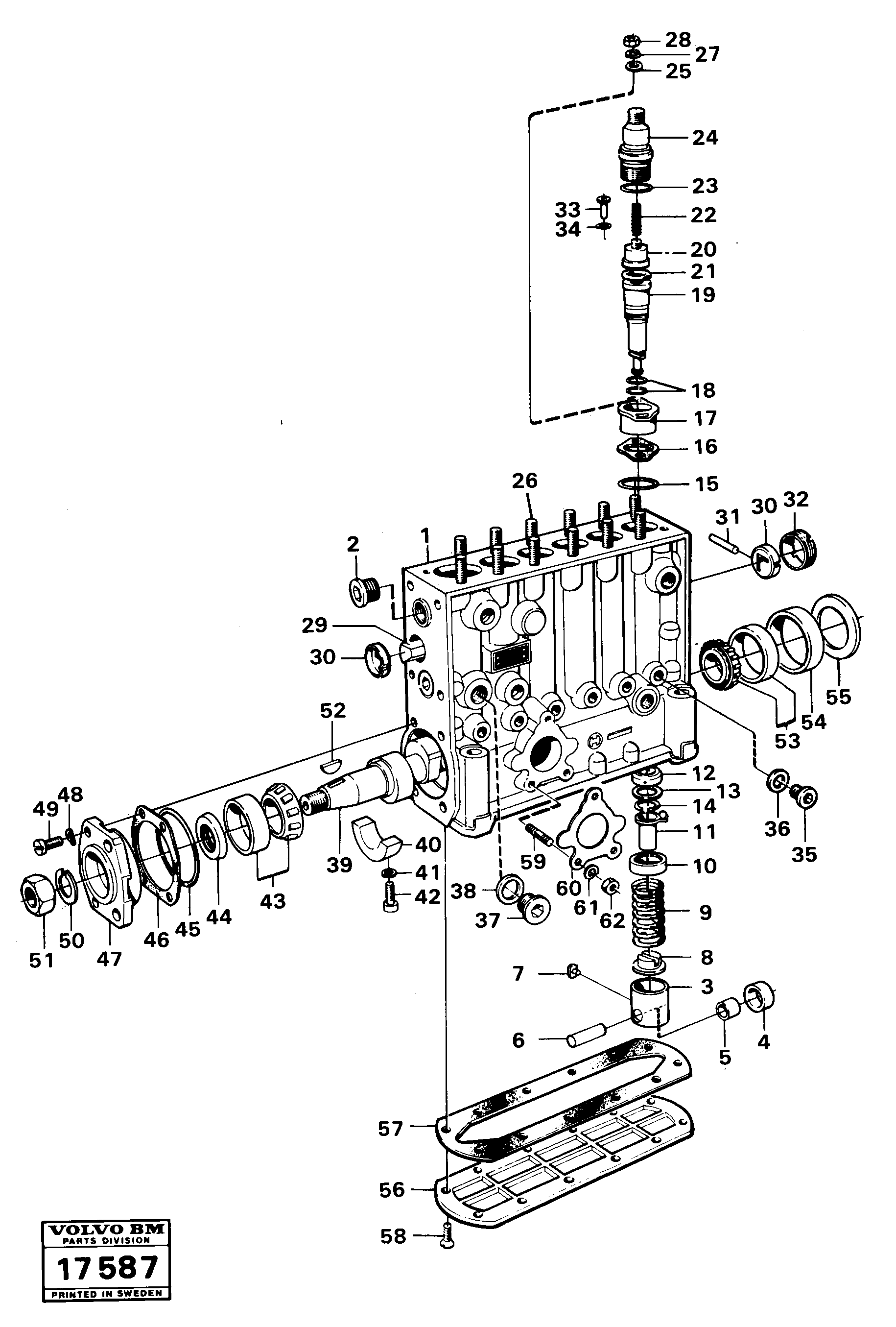 Injection Pump VOE11993953 VOLVO