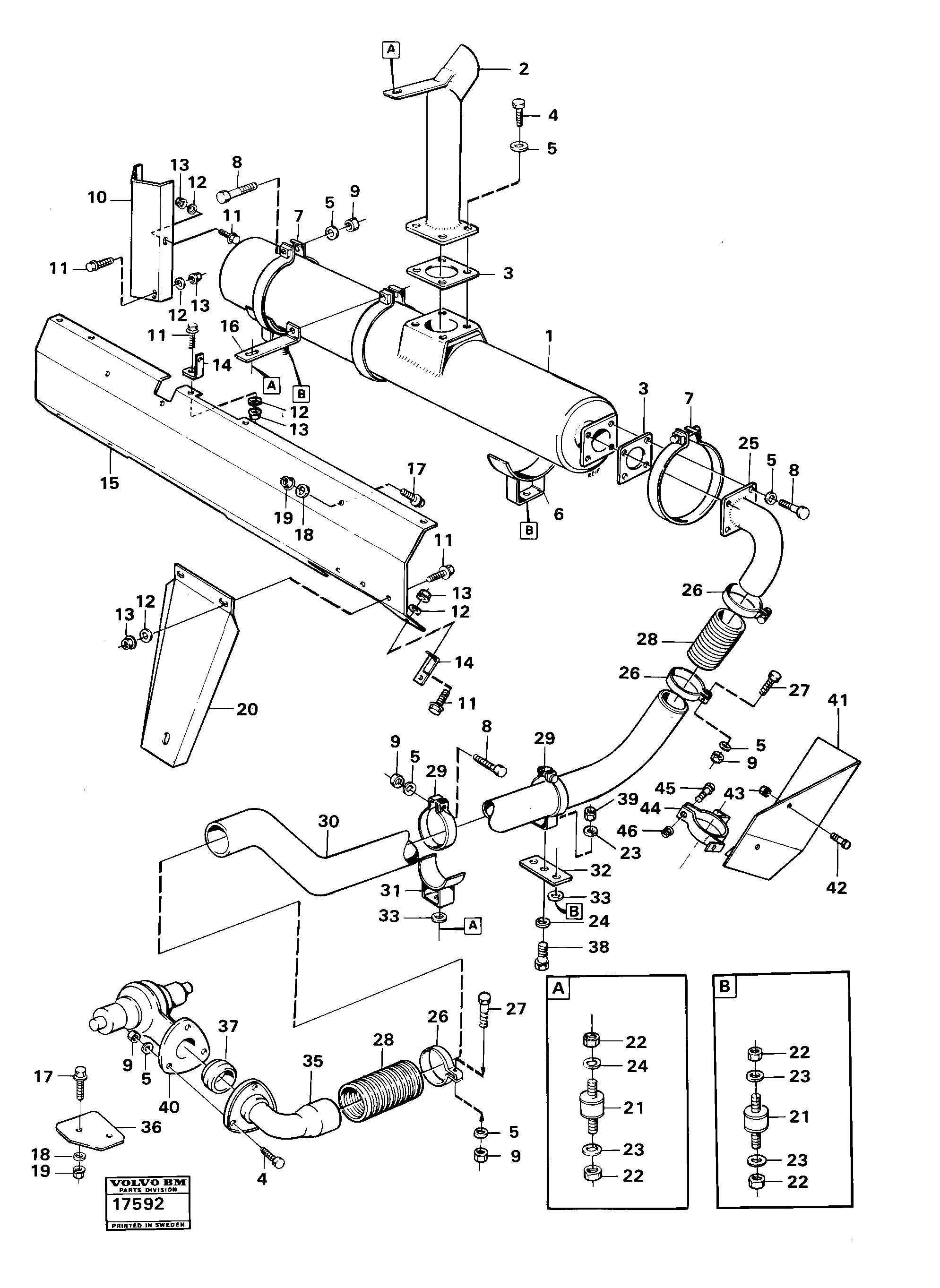 Screw VOE945752 VOLVO