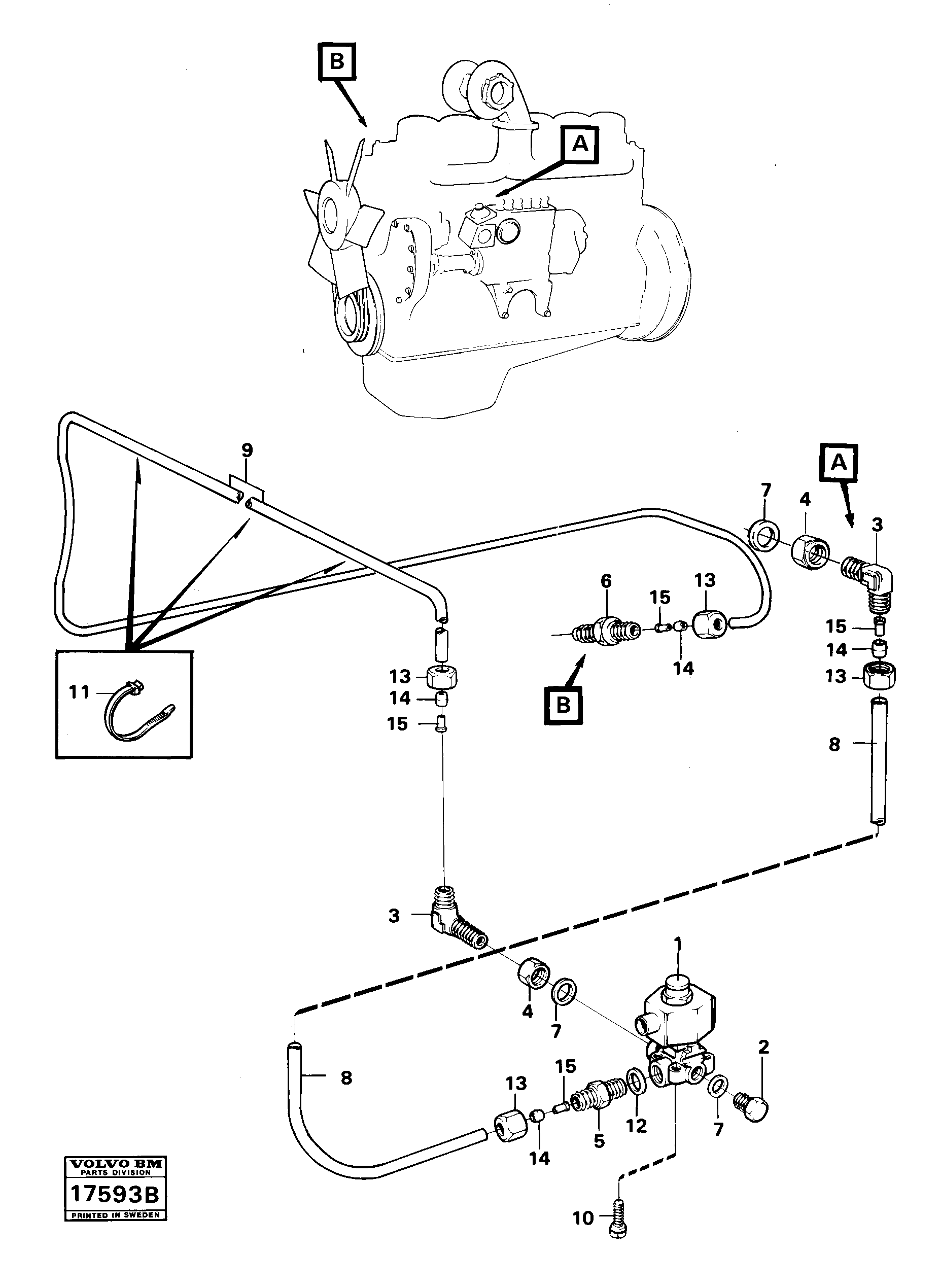 Wall VOE1589338 VOLVO