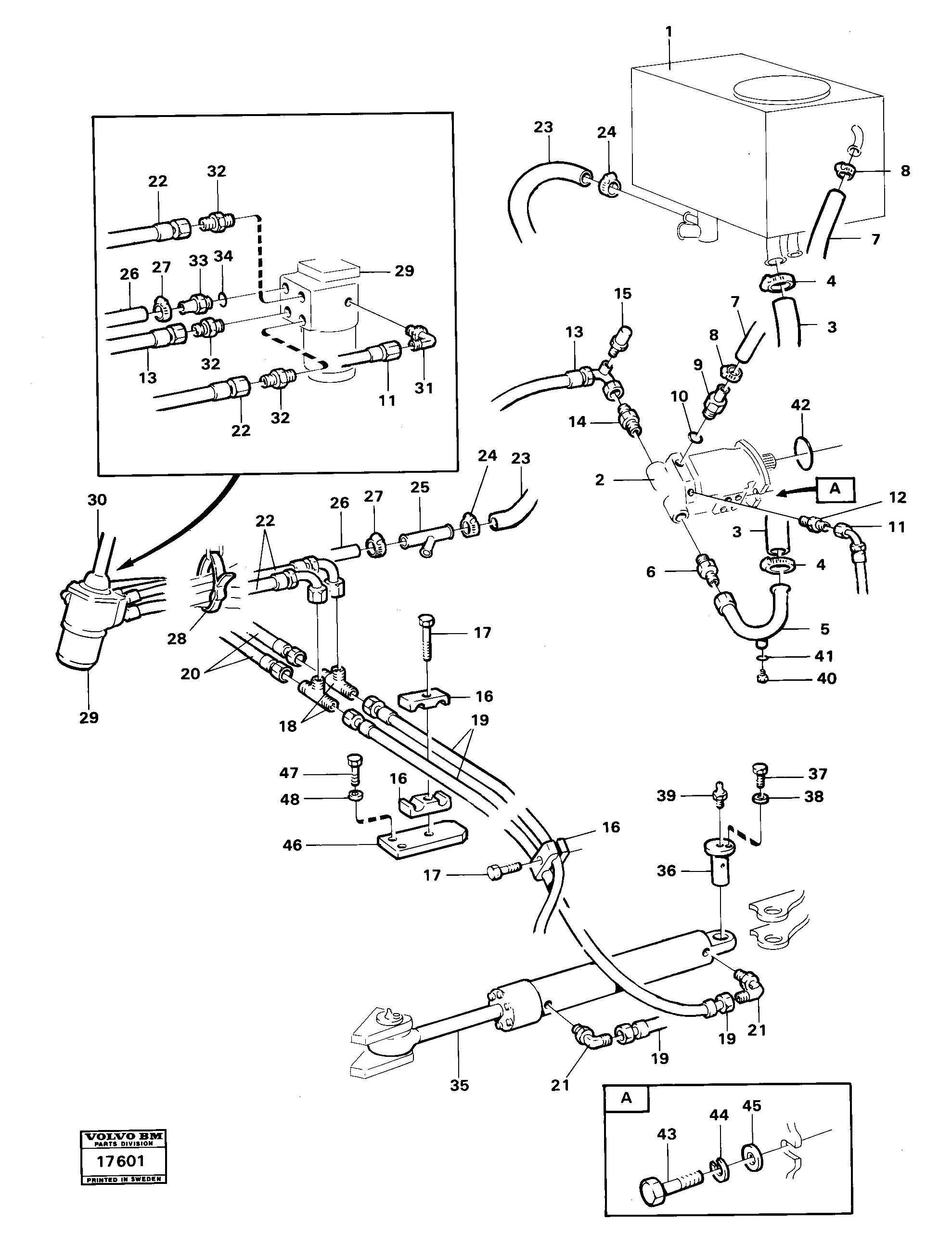 Timing gear casing VOE932210 VOLVO