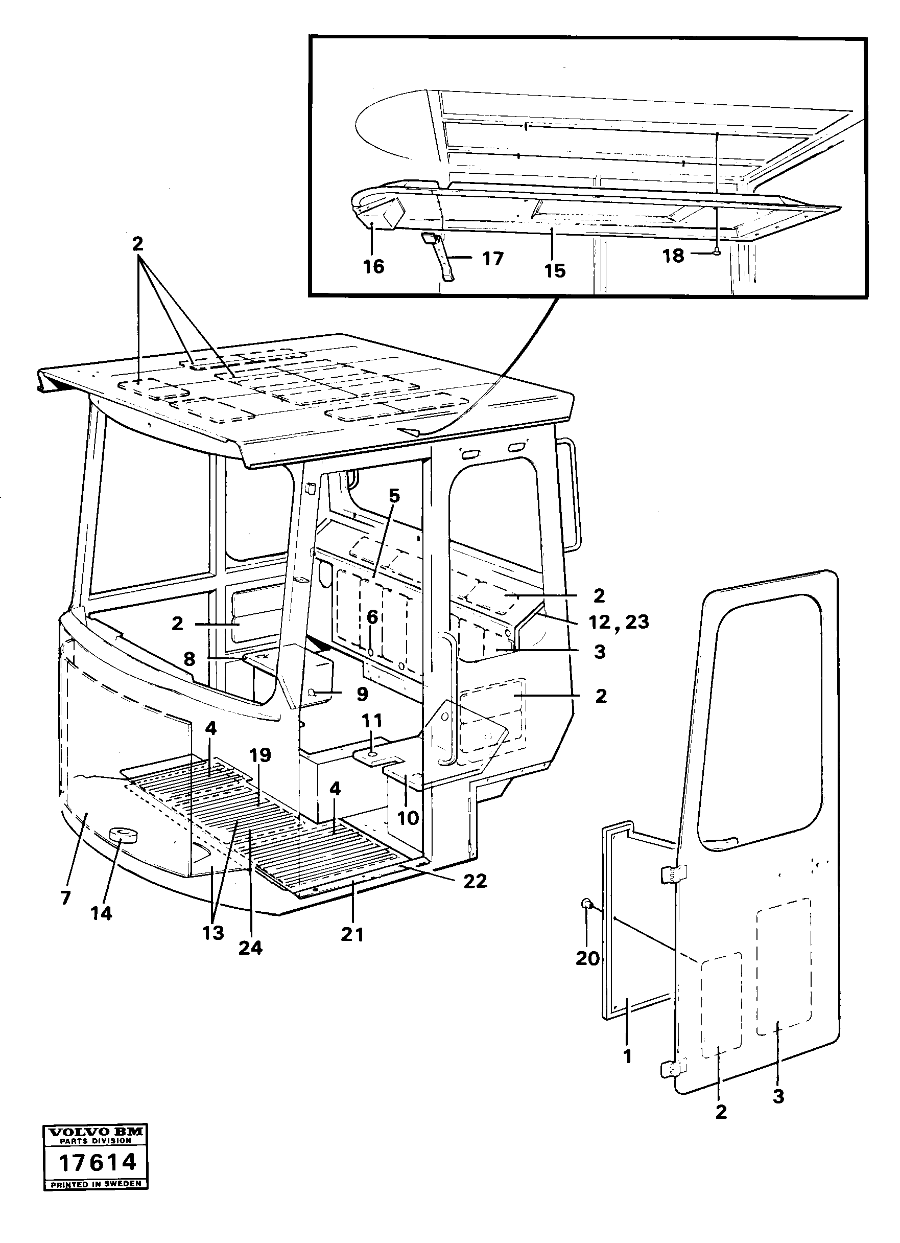 Lock Cover VOE4954024 VOLVO