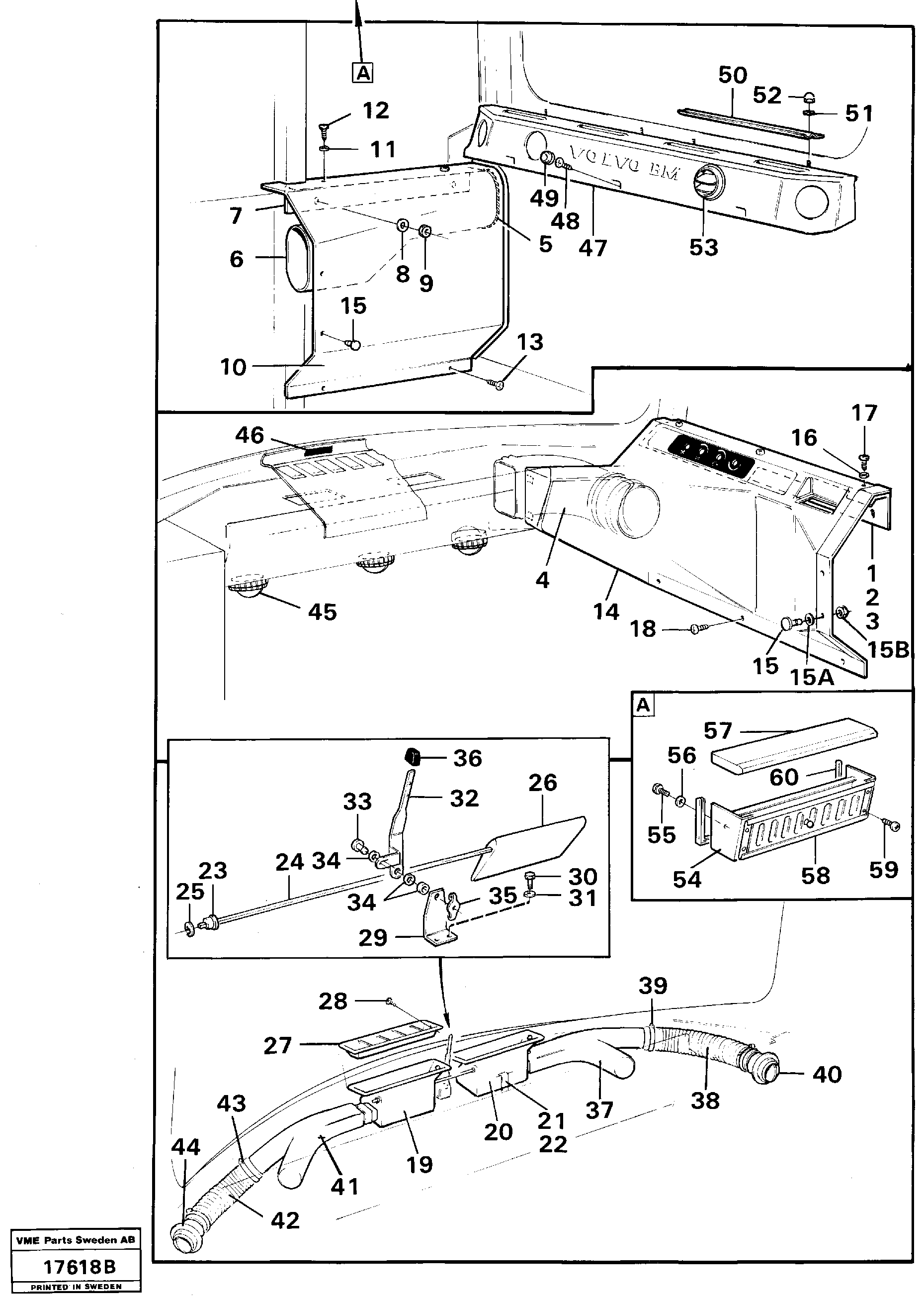 Fuel Hose Kit VOE4955057 VOLVO