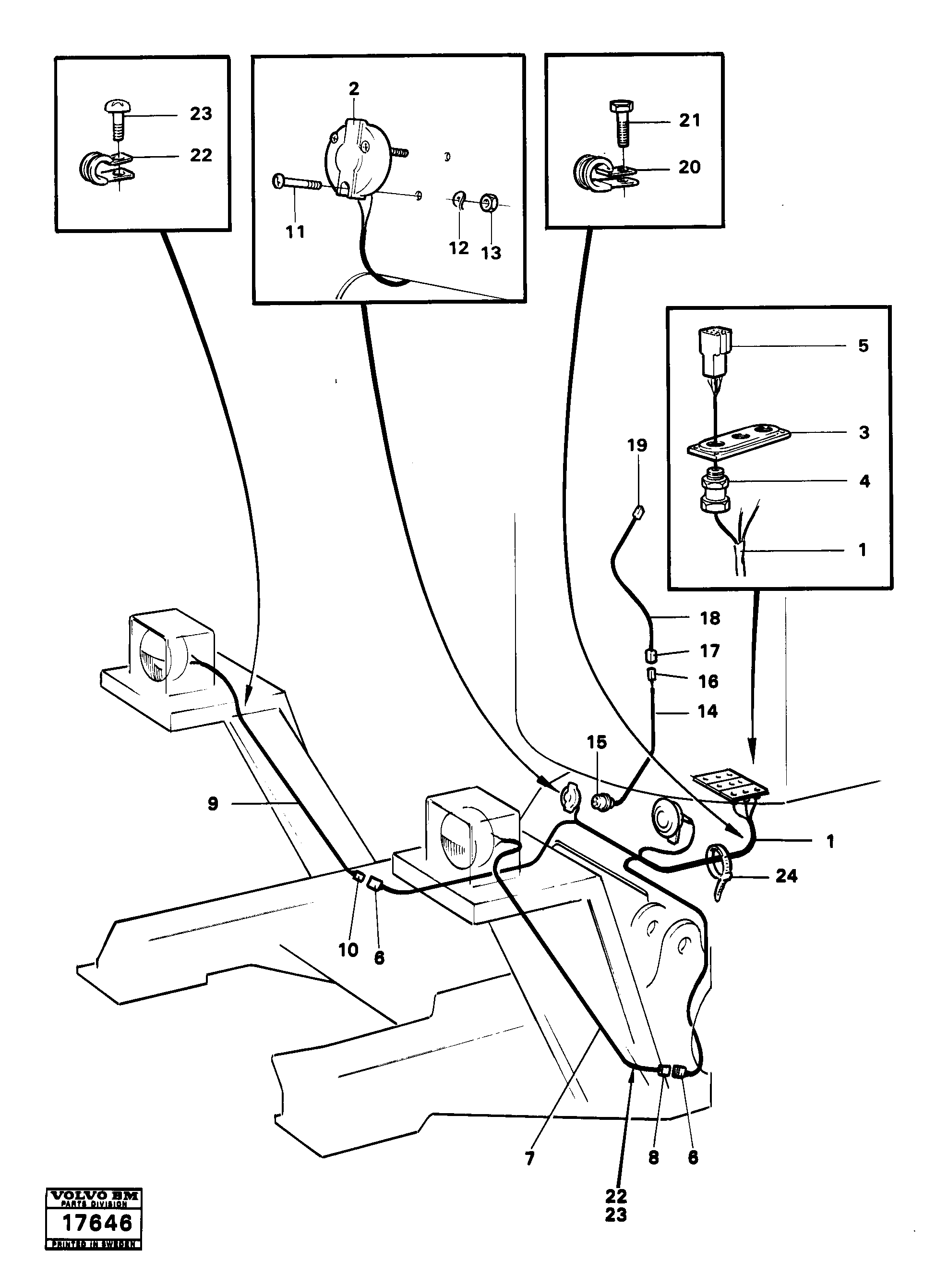 Cable harness VOE4949252 VOLVO