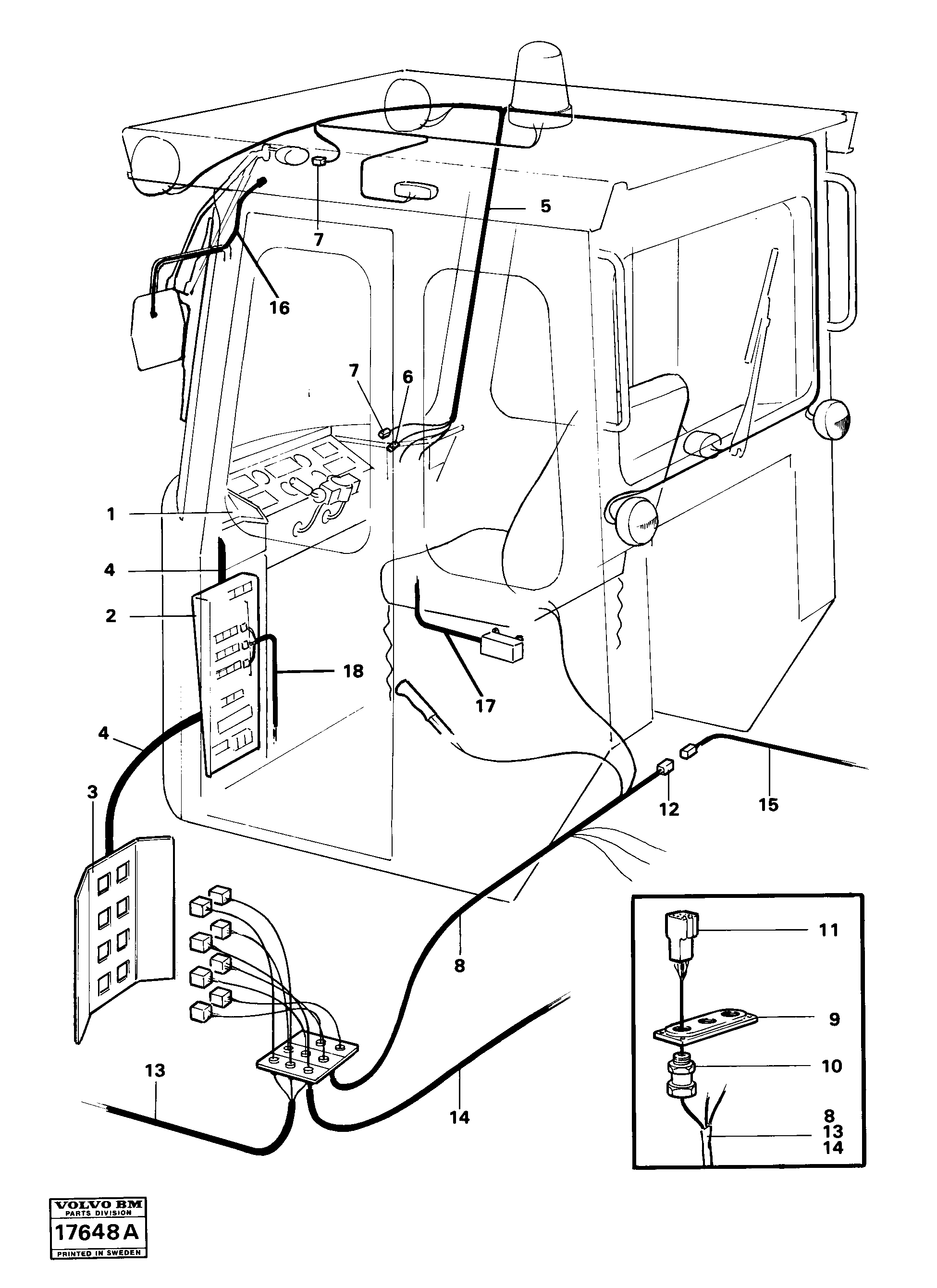 Cable harness VOE4948506 VOLVO