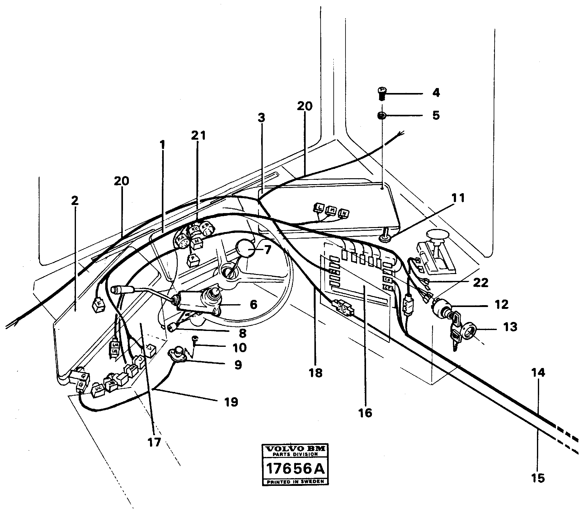 Rubber cushion VOE11057032 VOLVO