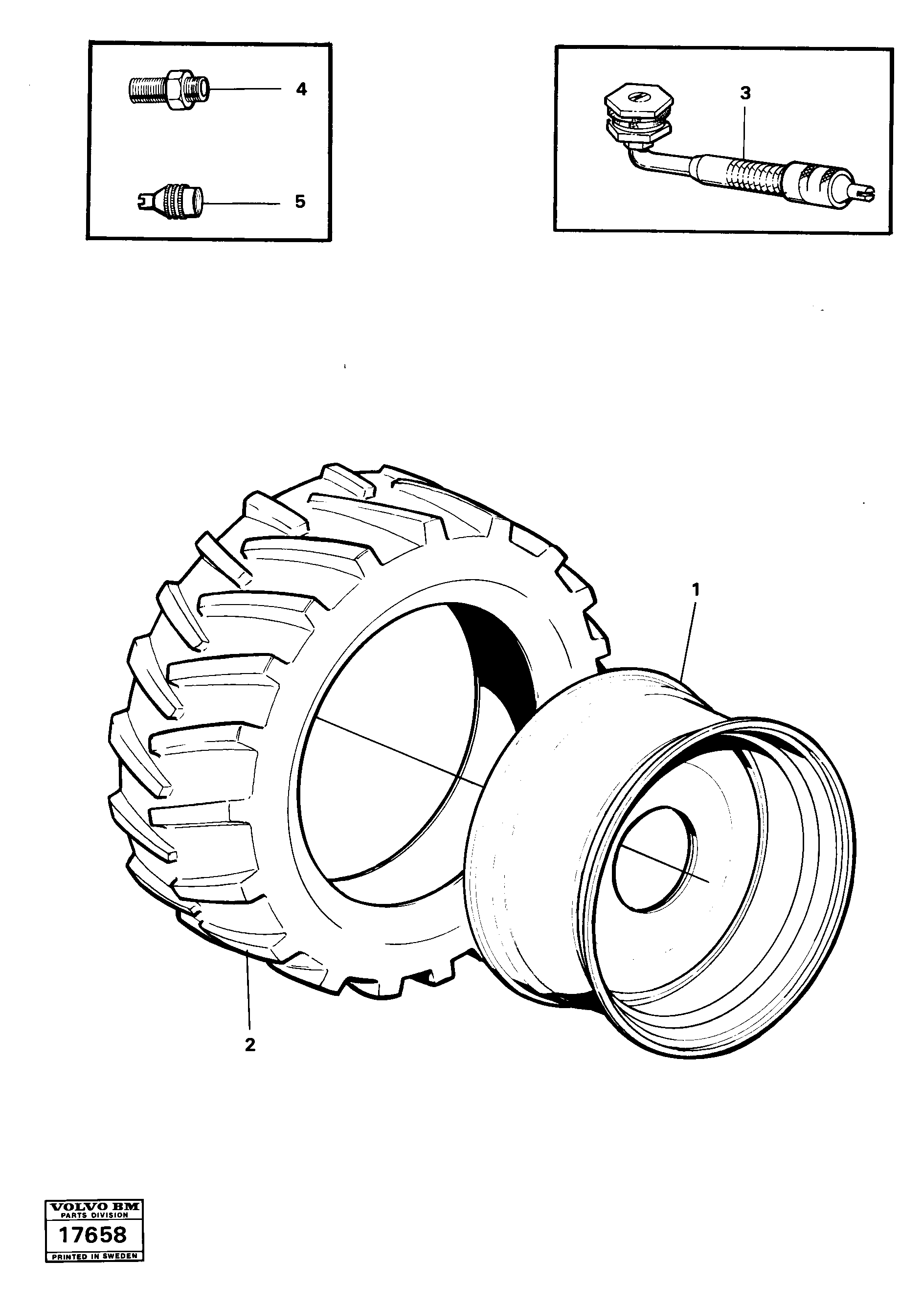 Wheel, rim VOE99880 VOLVO