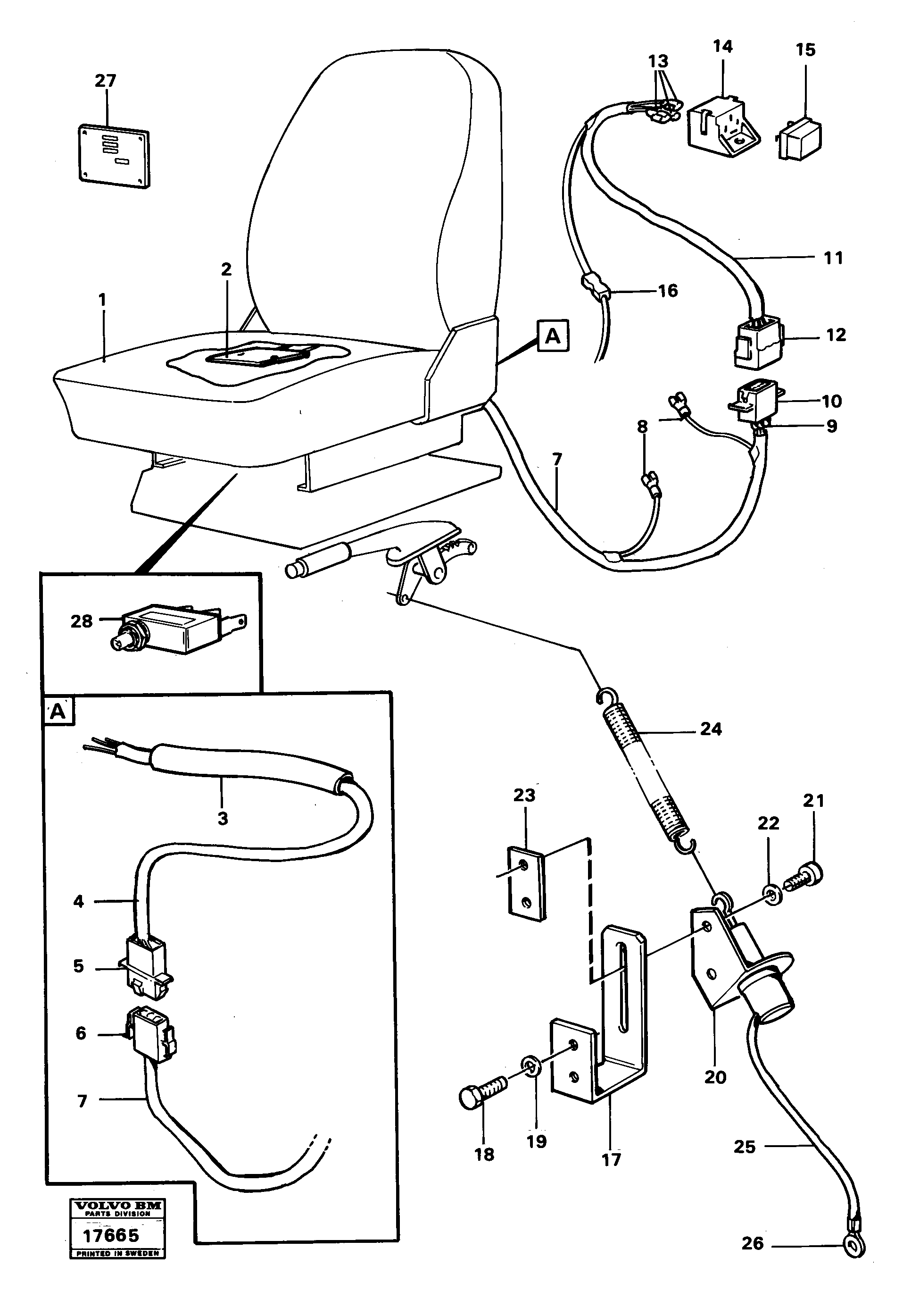 Microswitch VOE4787247 VOLVO