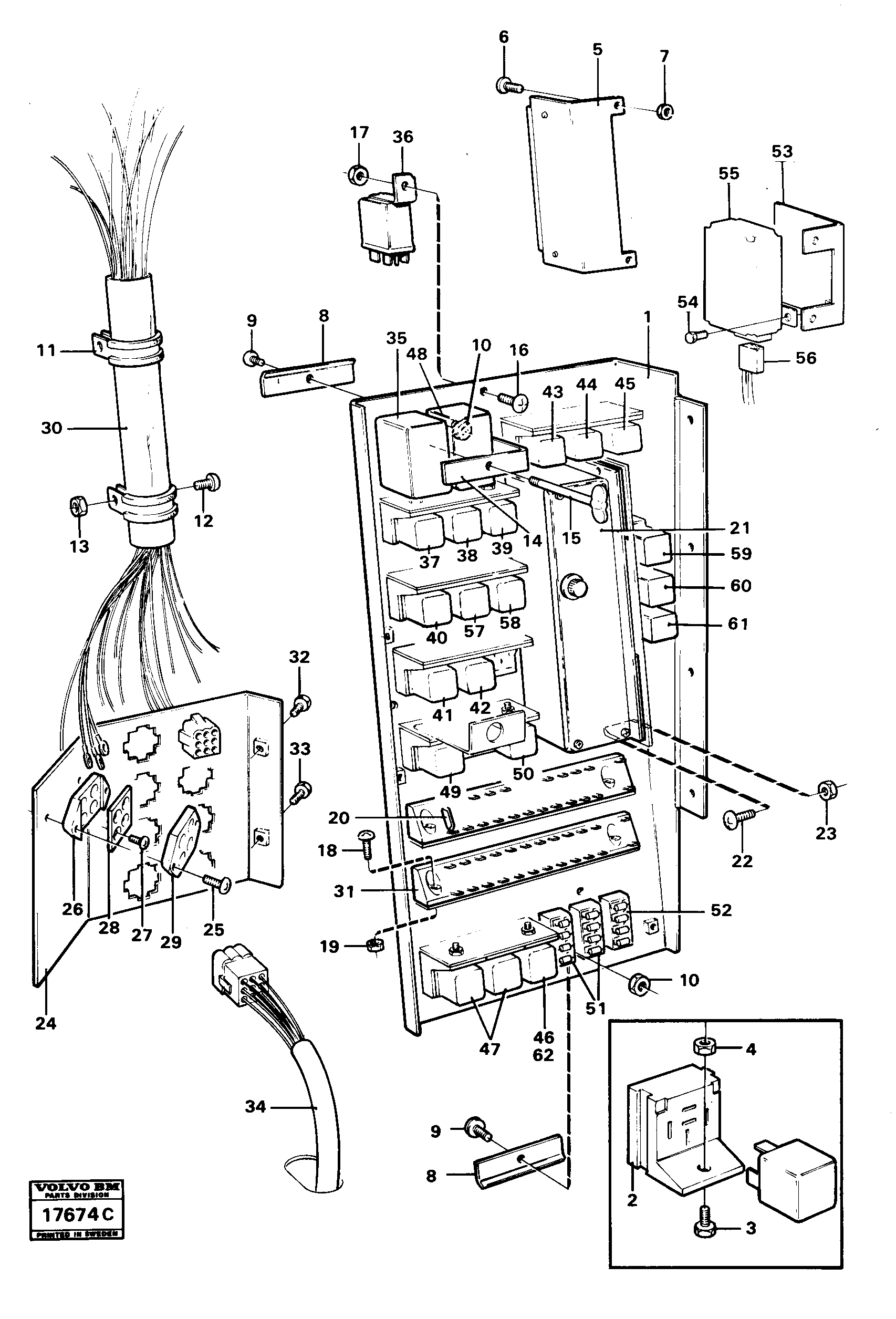 Cable harness VOE4803593 VOLVO