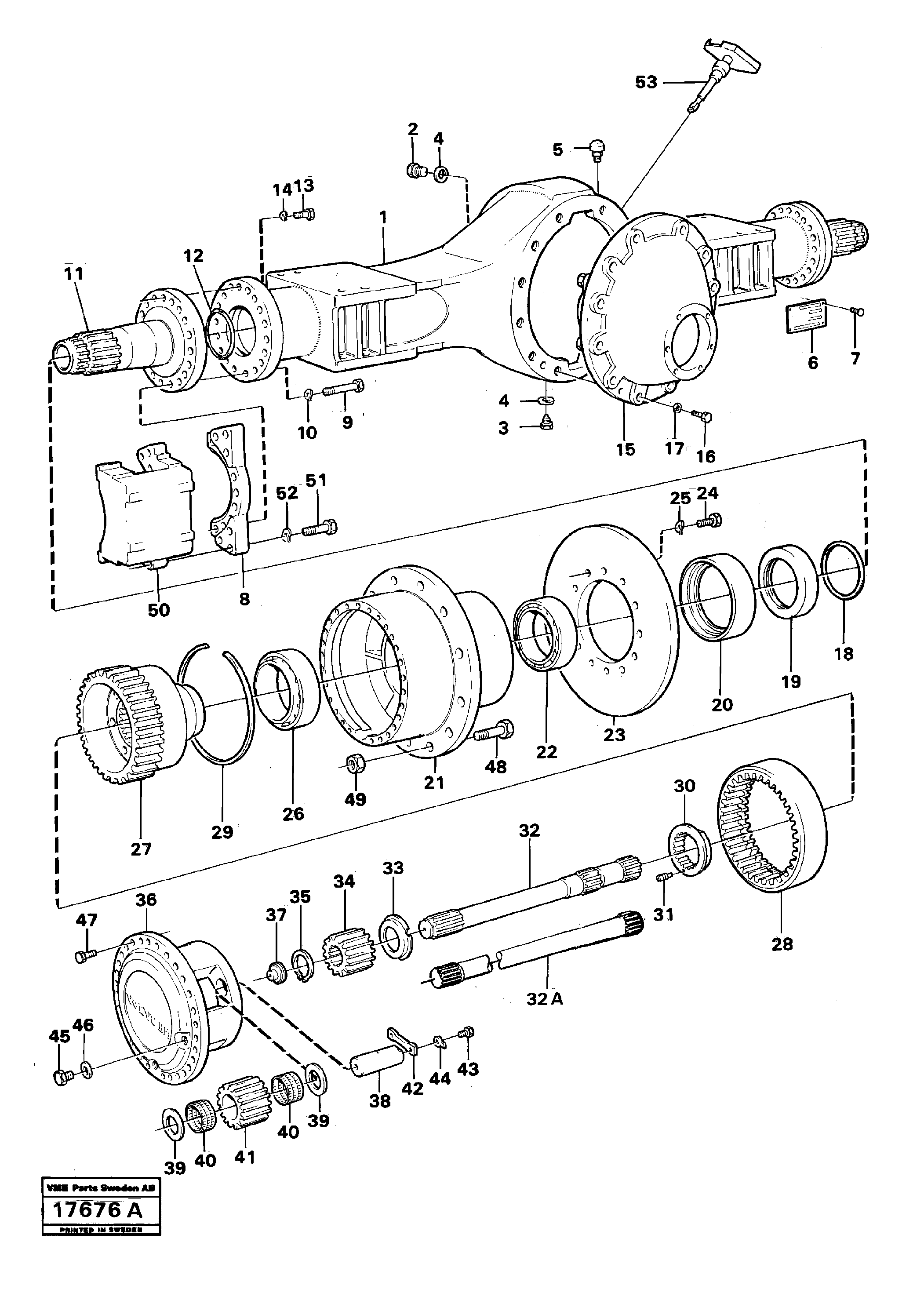 Bearing Housing VOE4870087 VOLVO
