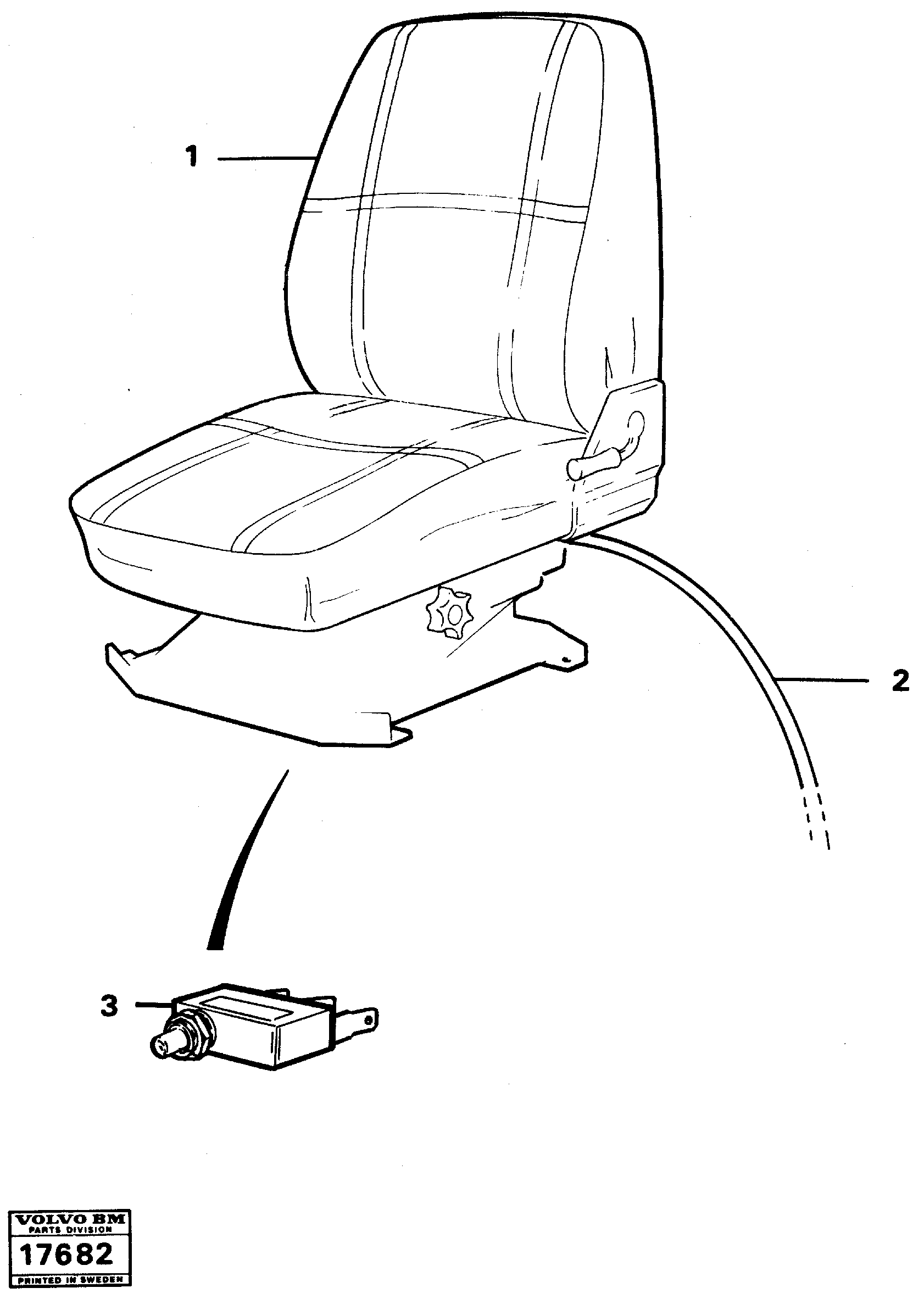 Rubber cushion VOE4947806 VOLVO