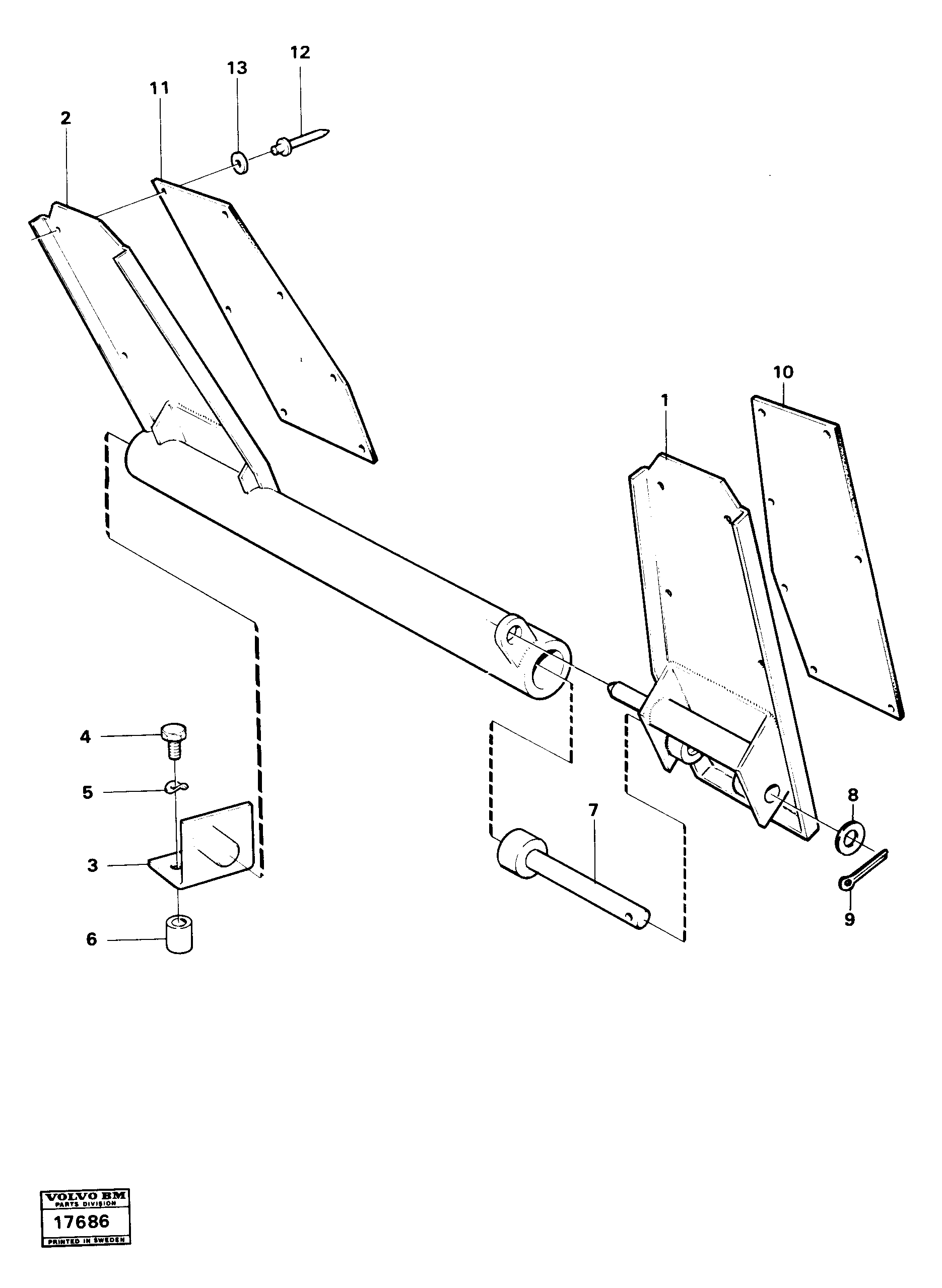 Base Plate VOE4948075 VOLVO