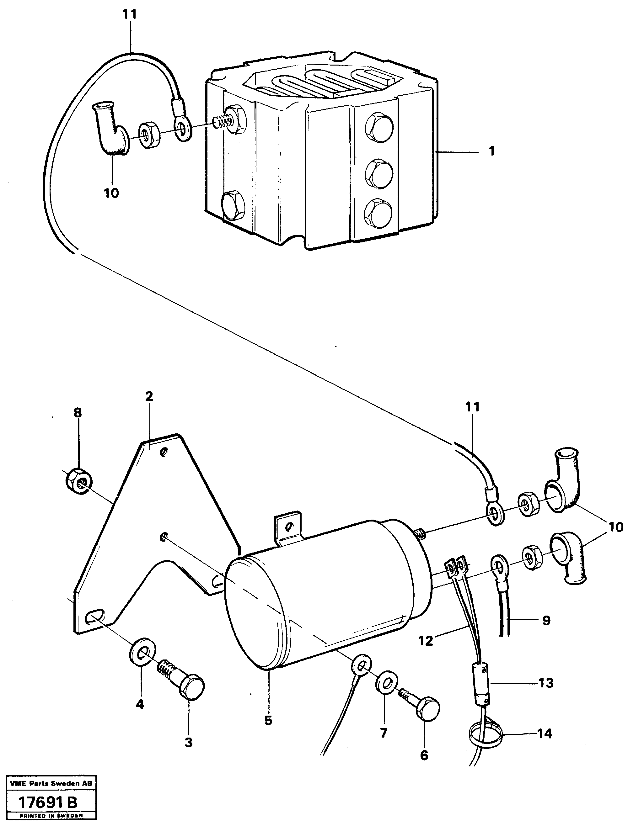 Radio Support VOE4949277 VOLVO