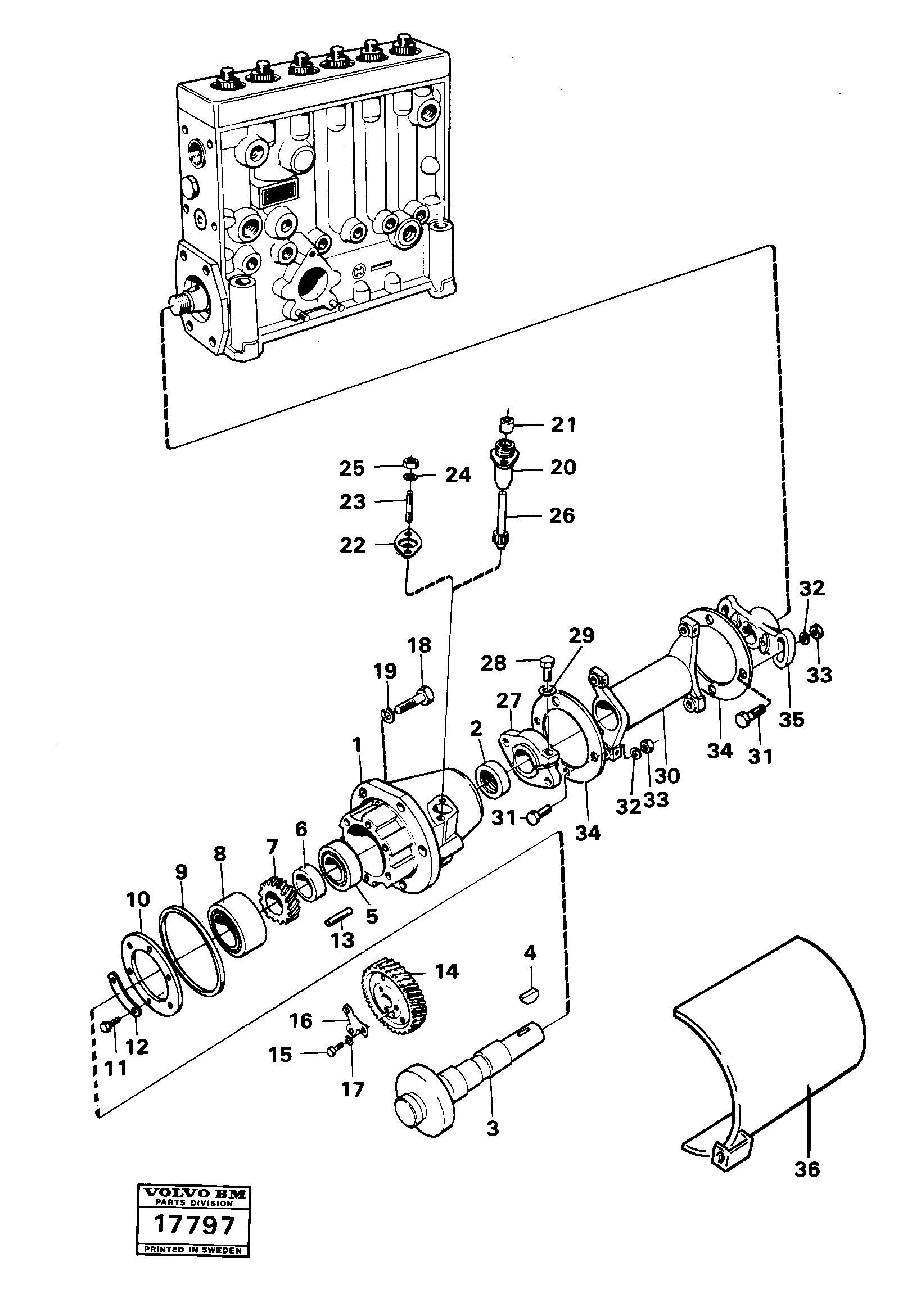 Screw VOE921646 VOLVO
