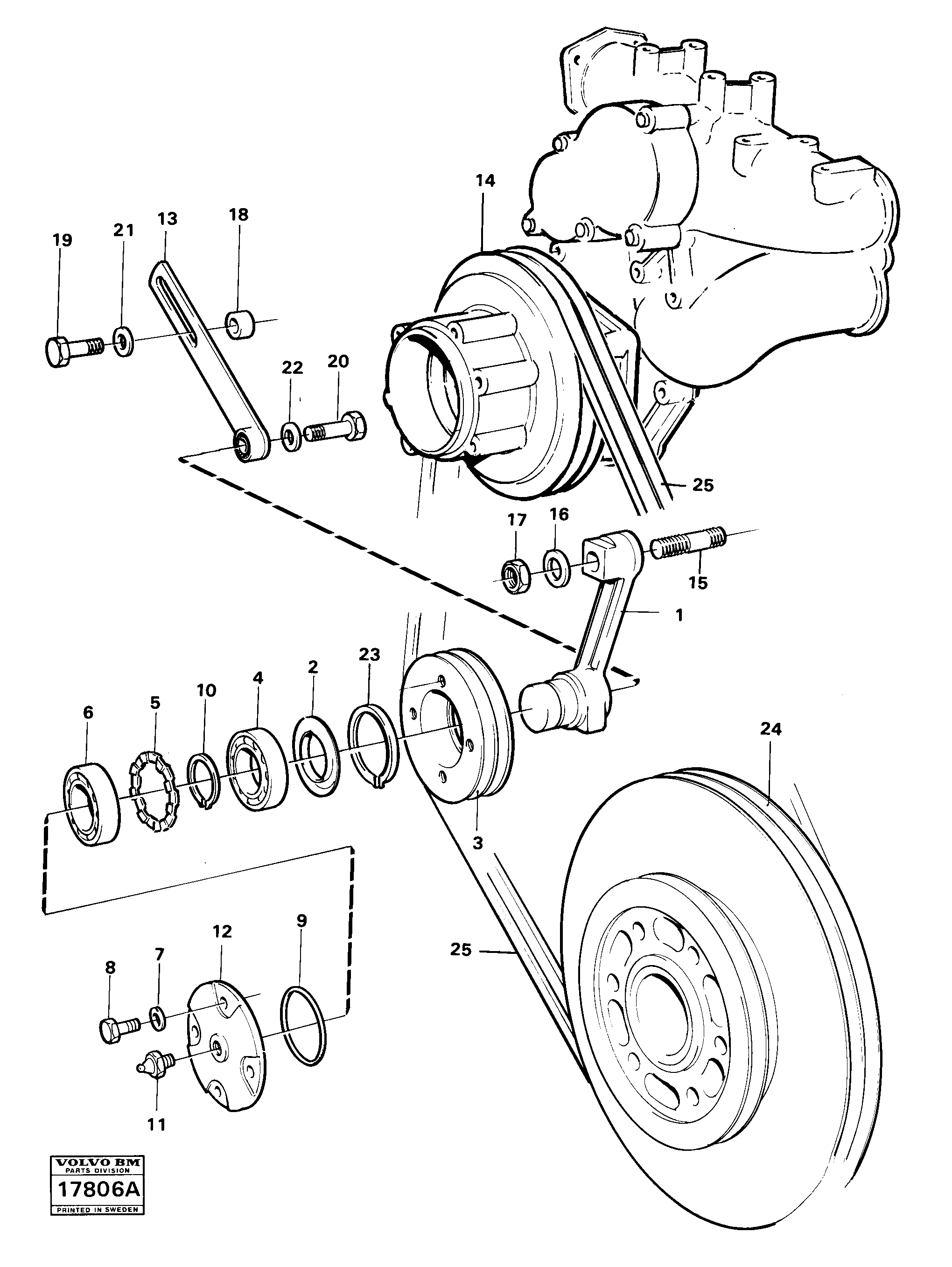 Sound Absorber VOE7019258 VOLVO
