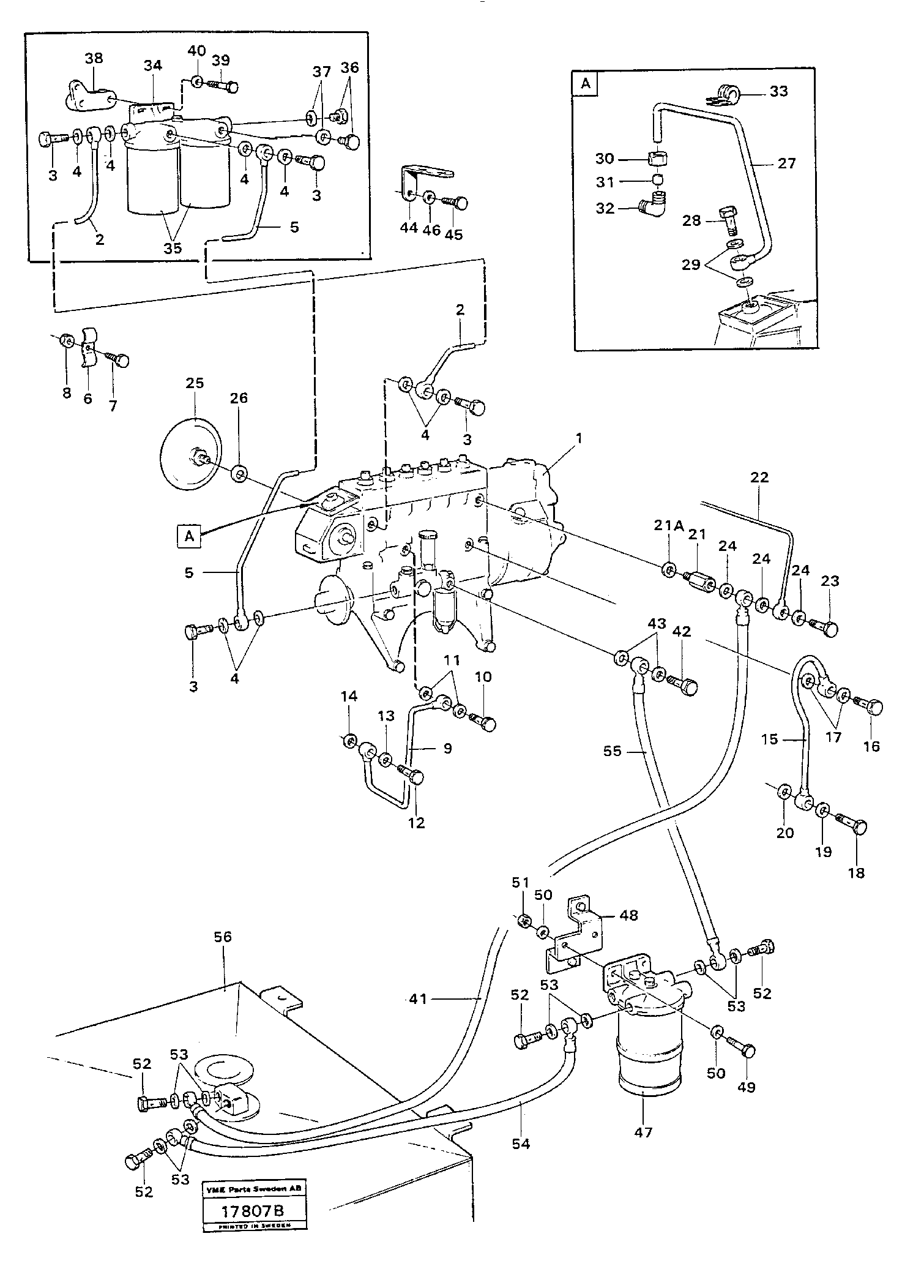 Fuel miser valve VOE1545853 VOLVO