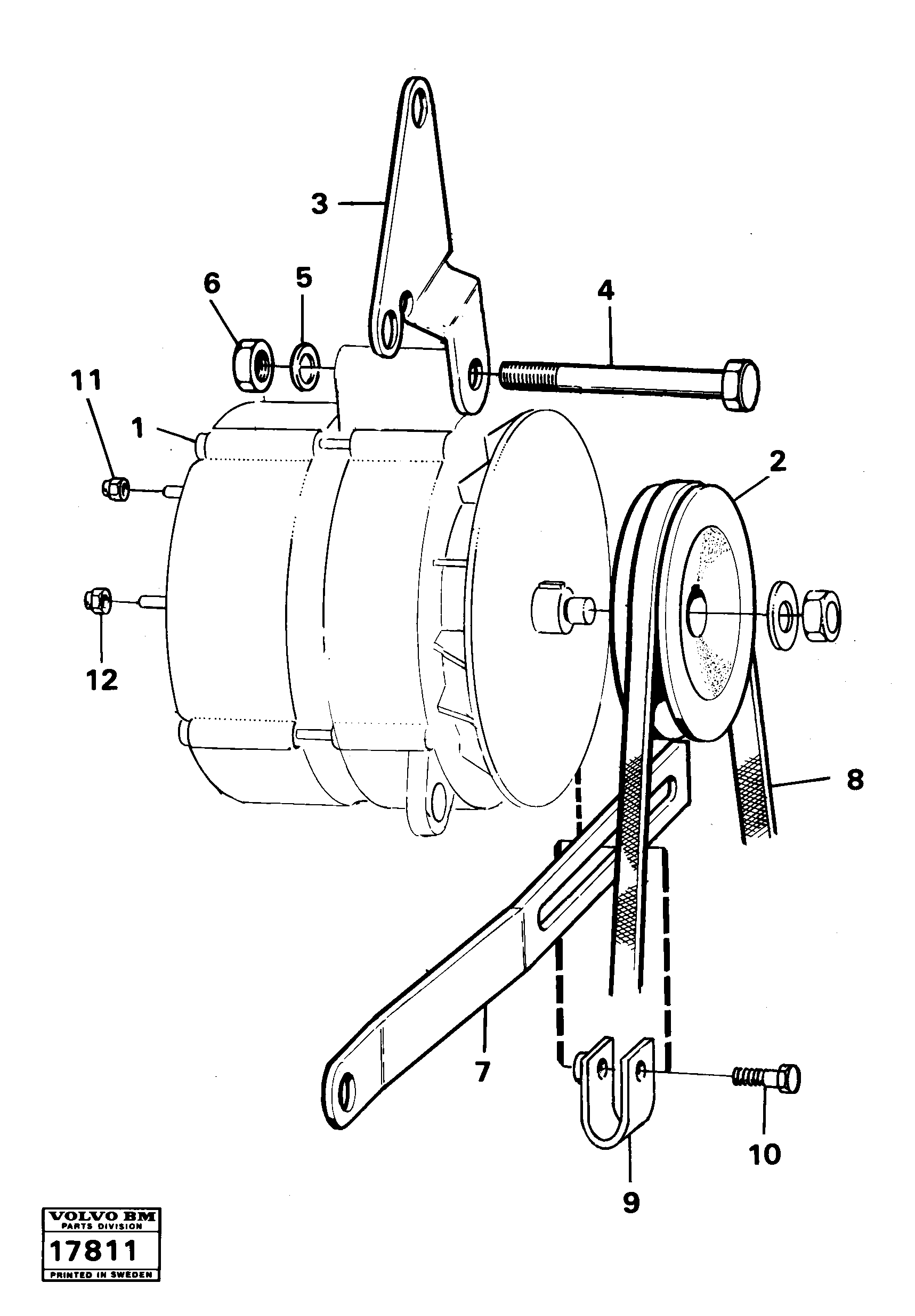 Heating Pipe VOE11030624 VOLVO