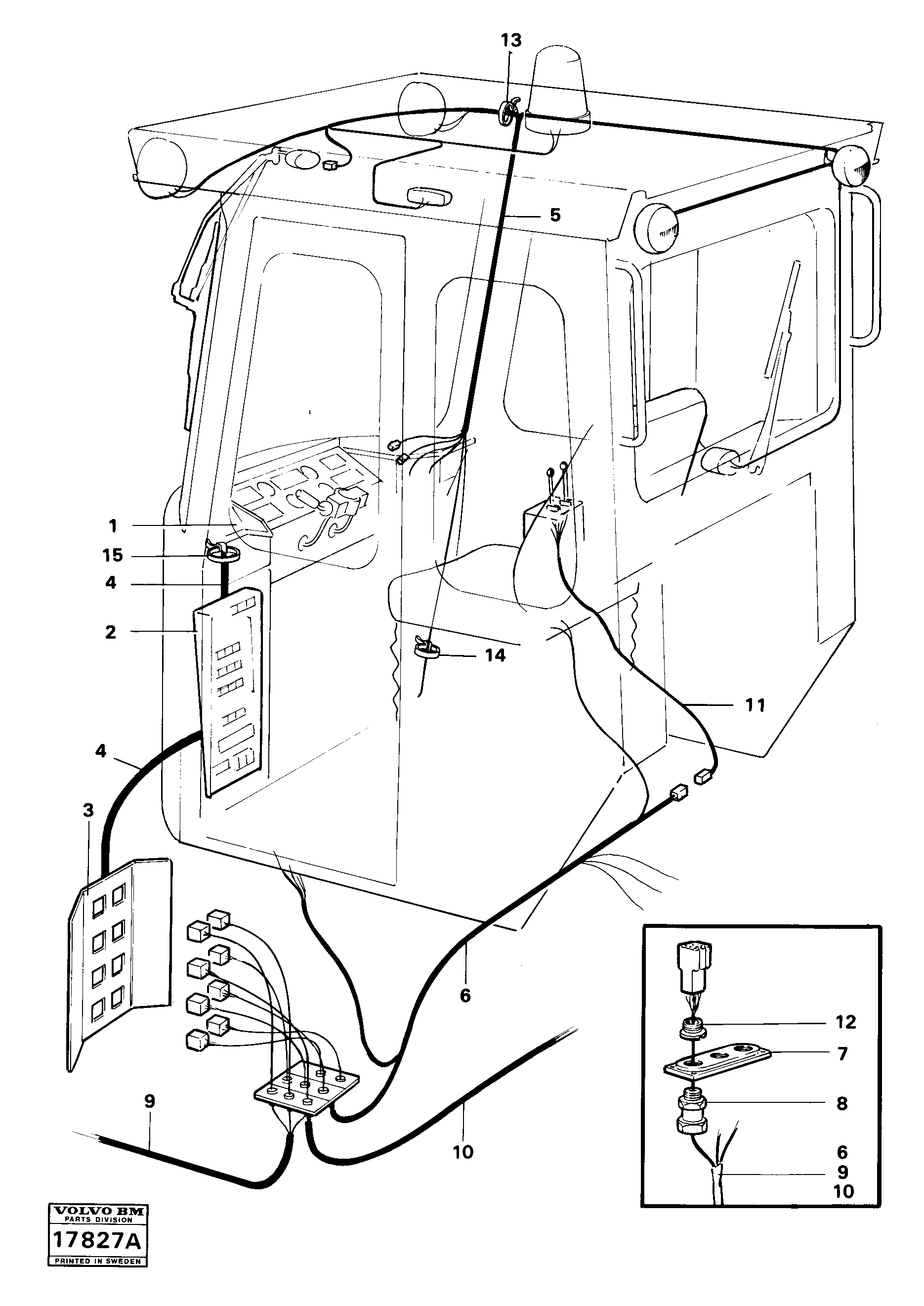 Cable harness VOE4951339 VOLVO