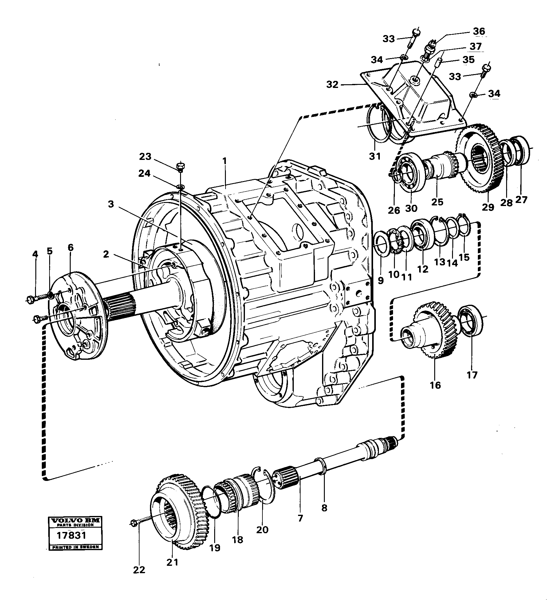 Oil Bath Filter VOE11037286 VOLVO
