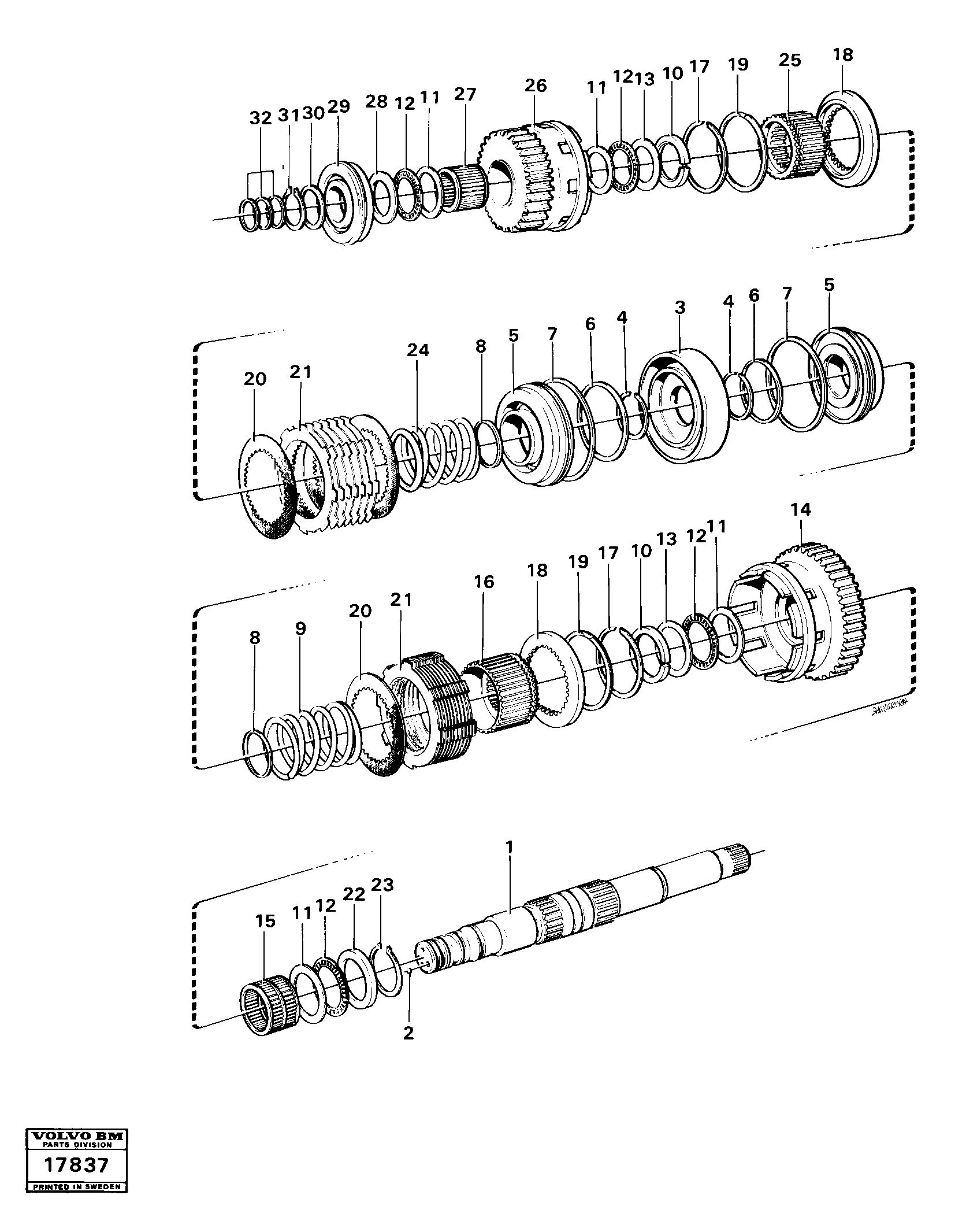 Rubber Strip VOE4871698 VOLVO