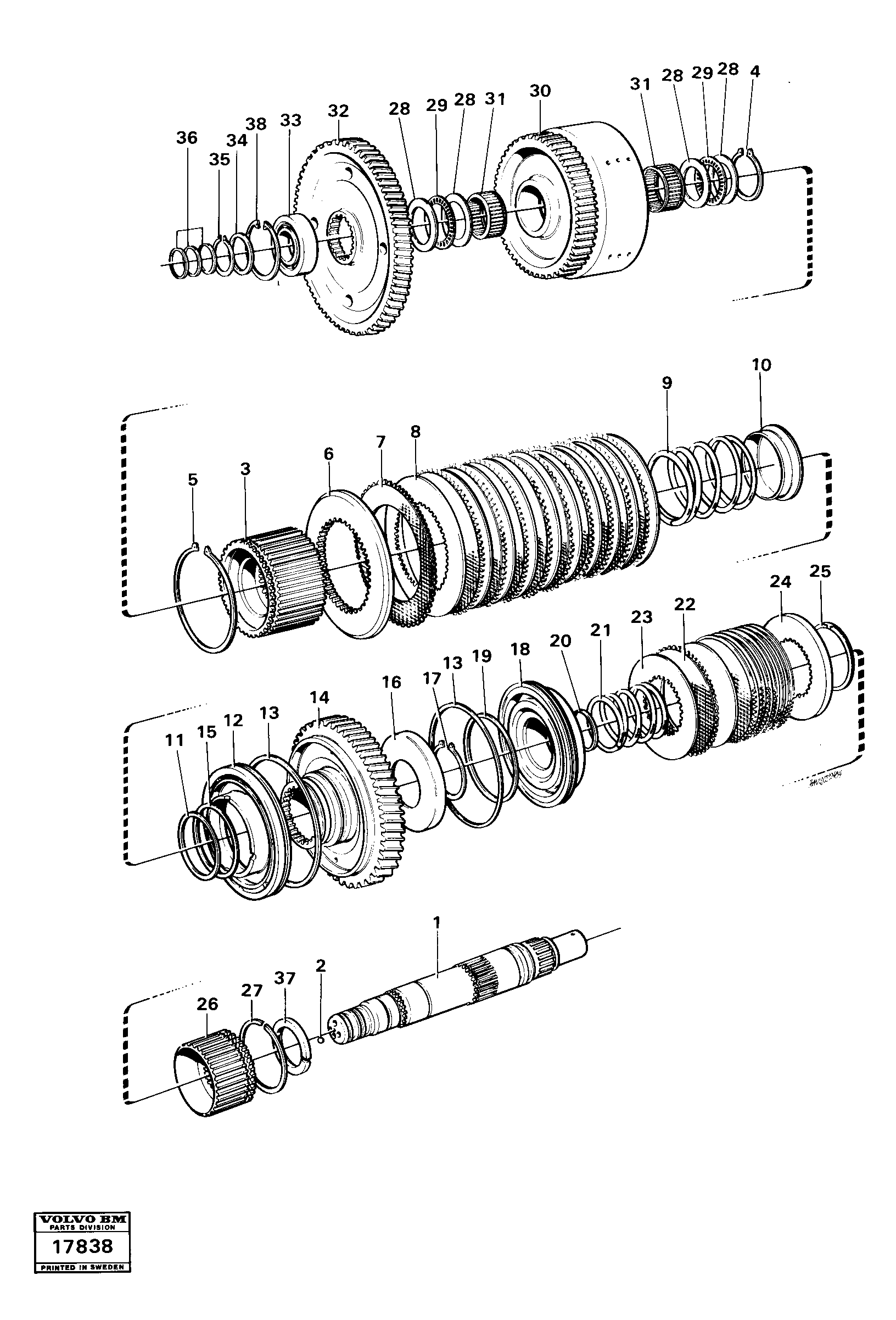 Rubber Strip VOE4871541 VOLVO