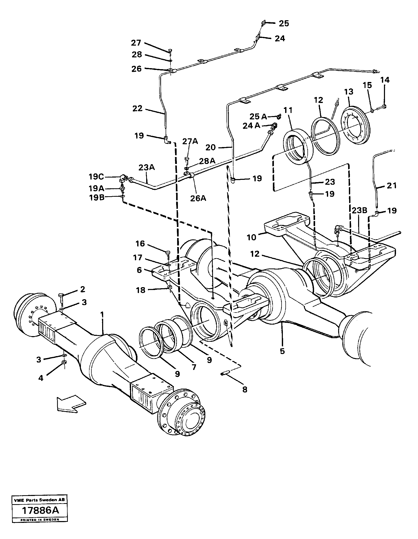 Steel Trestle VOE11023397 VOLVO