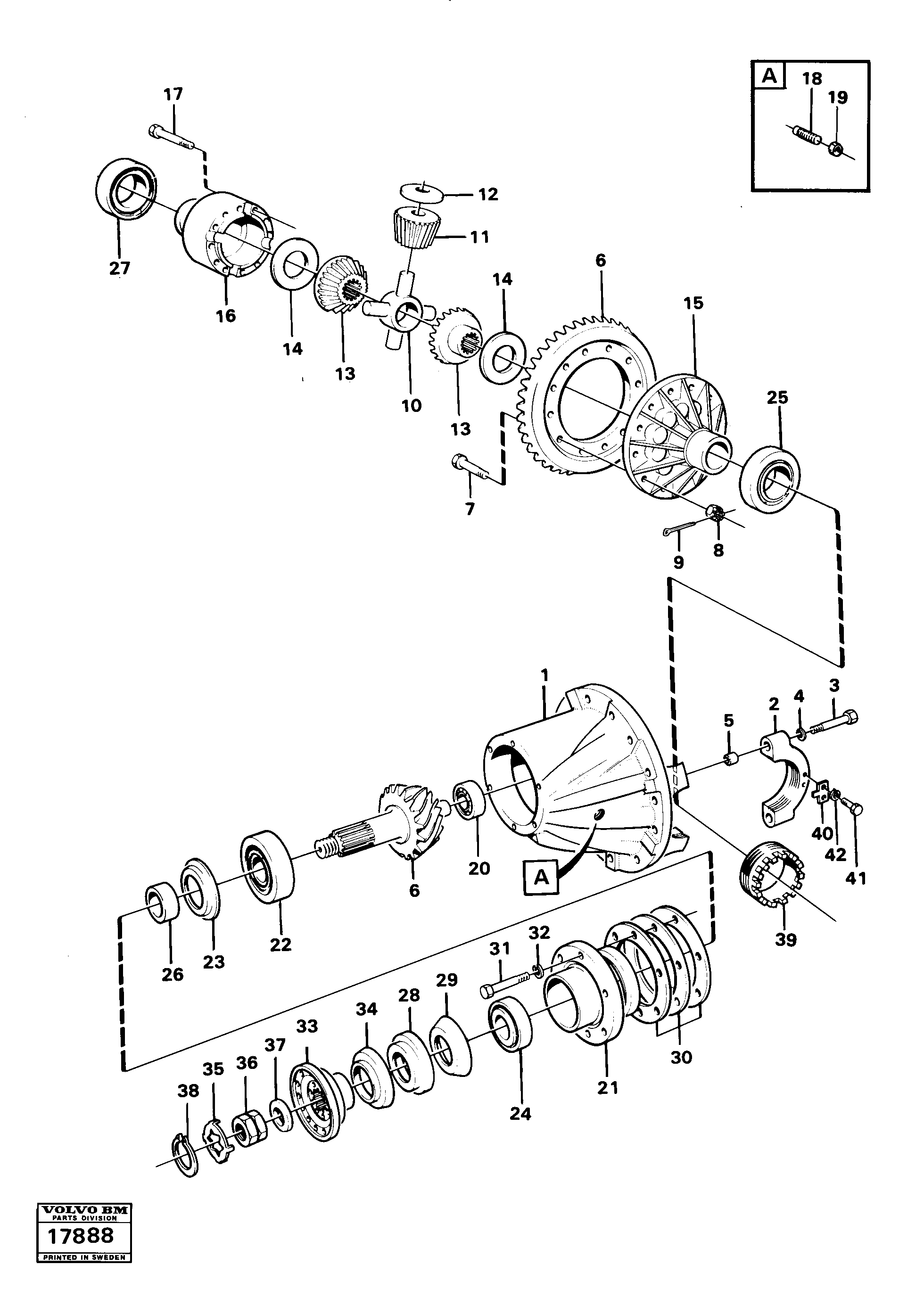 Lock Washer VOE307451 VOLVO