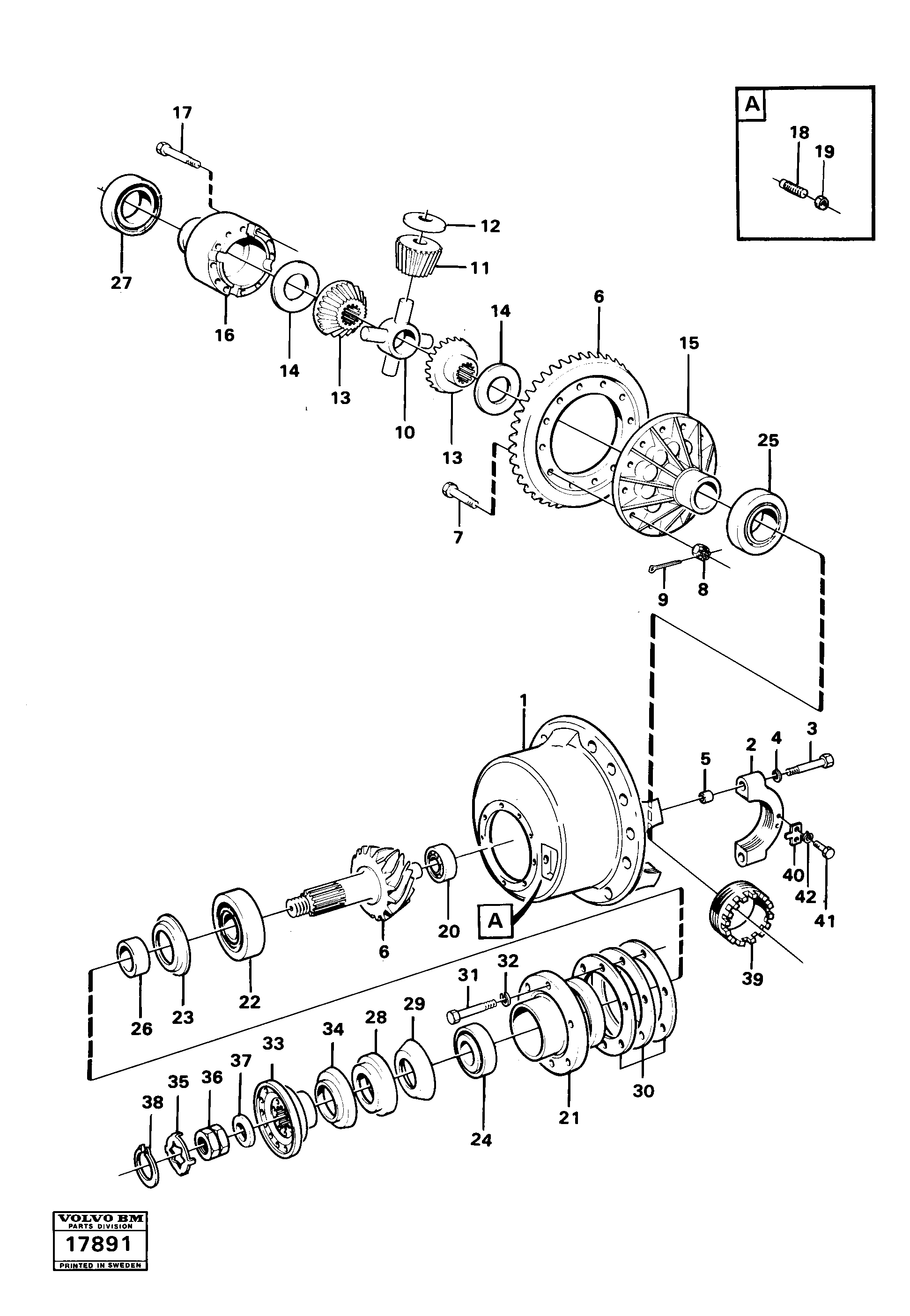 Lock screw VOE4870195 VOLVO