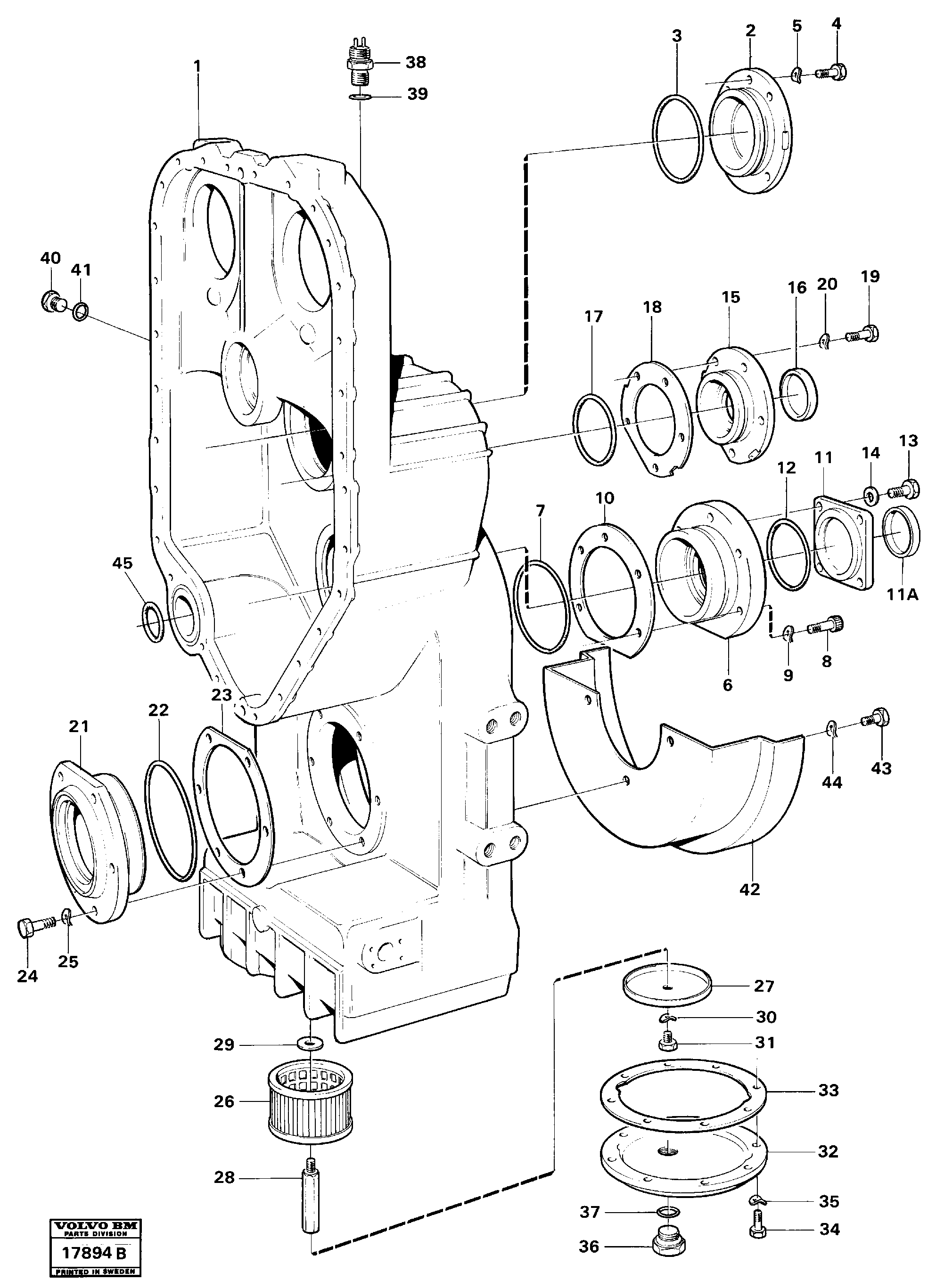 Draining Frame VOE11037191 VOLVO