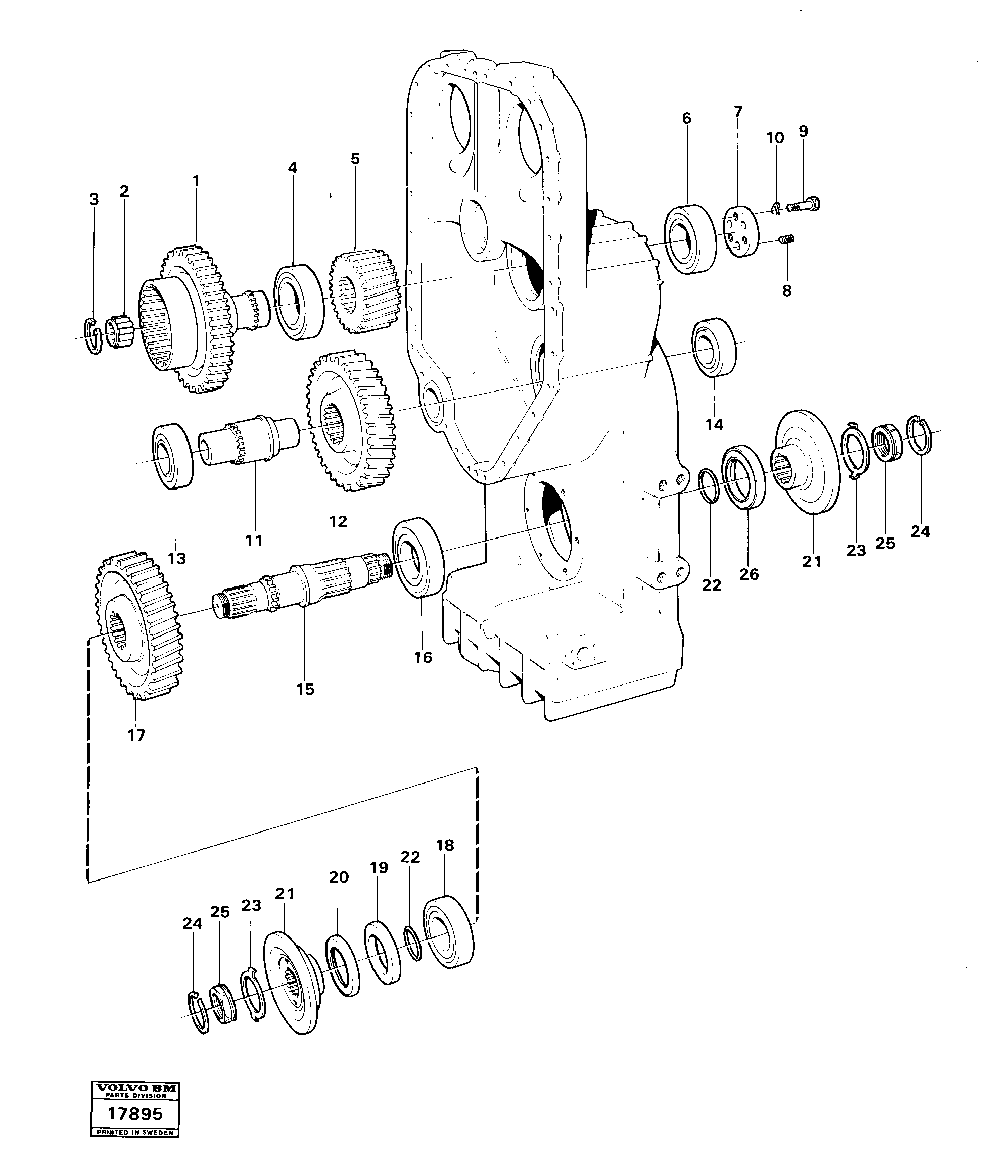 Base Cover VOE4720897 VOLVO