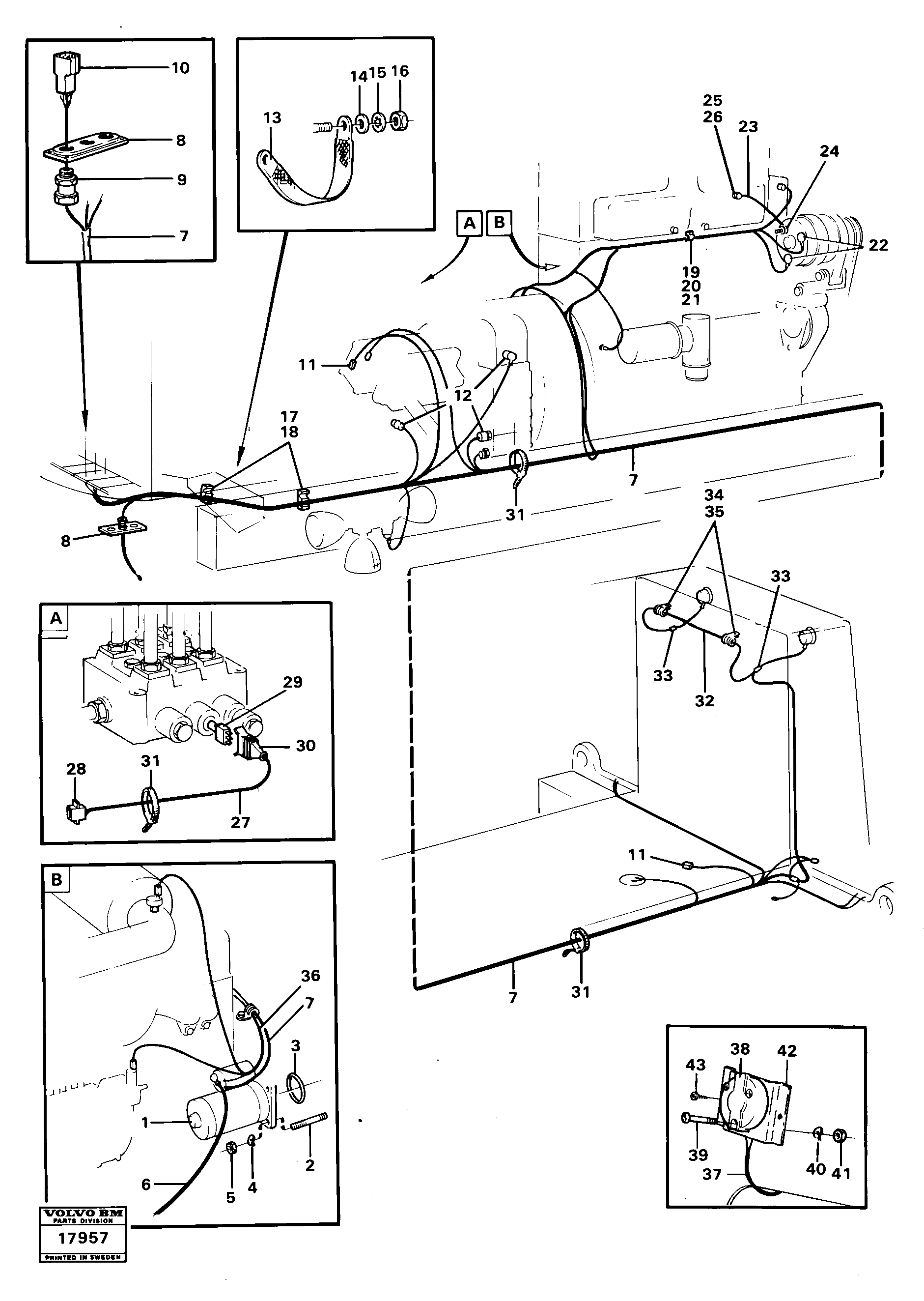 Cable harness VOE4948569 VOLVO