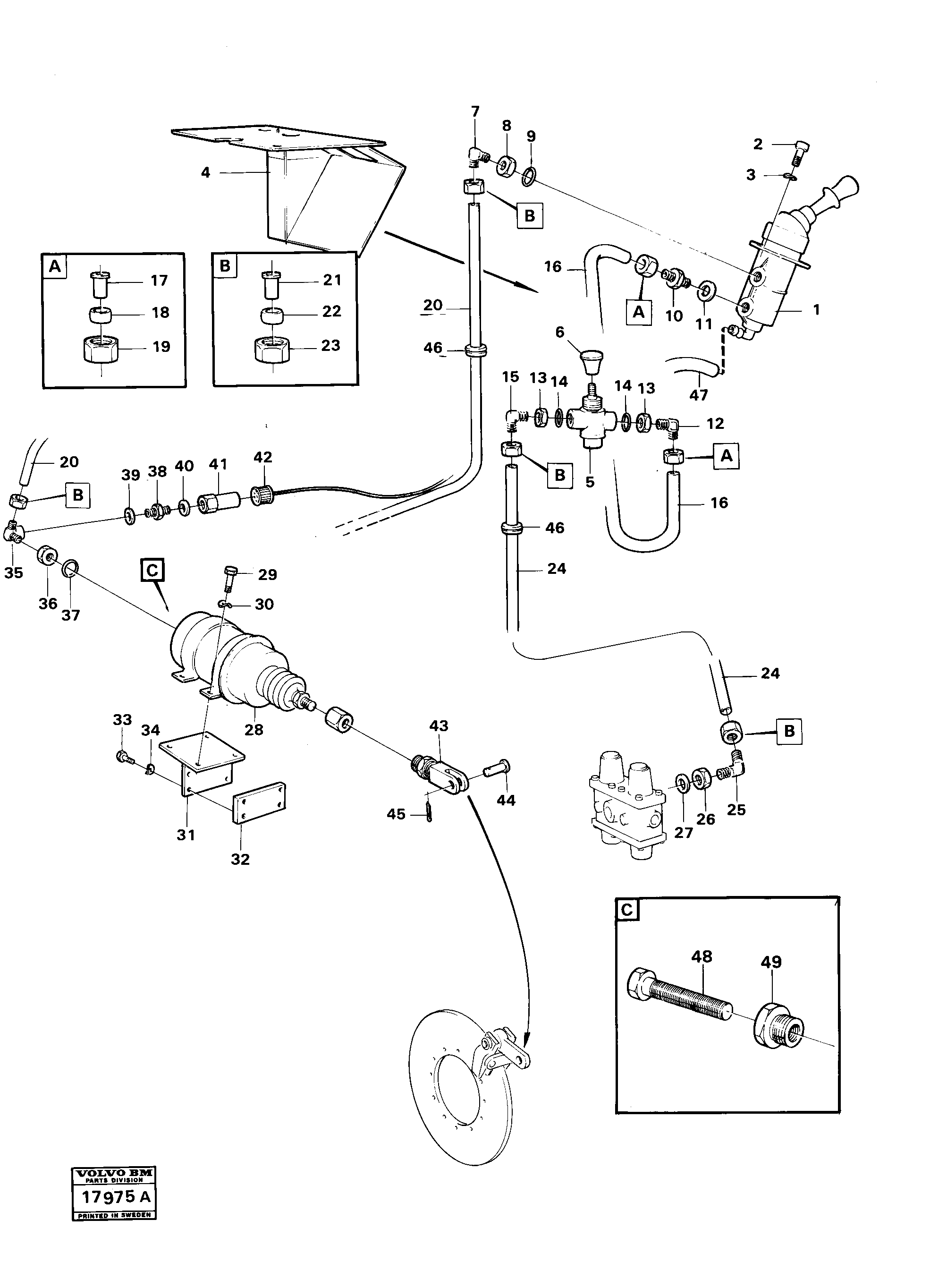 For upper engine part VOE4974082 VOLVO