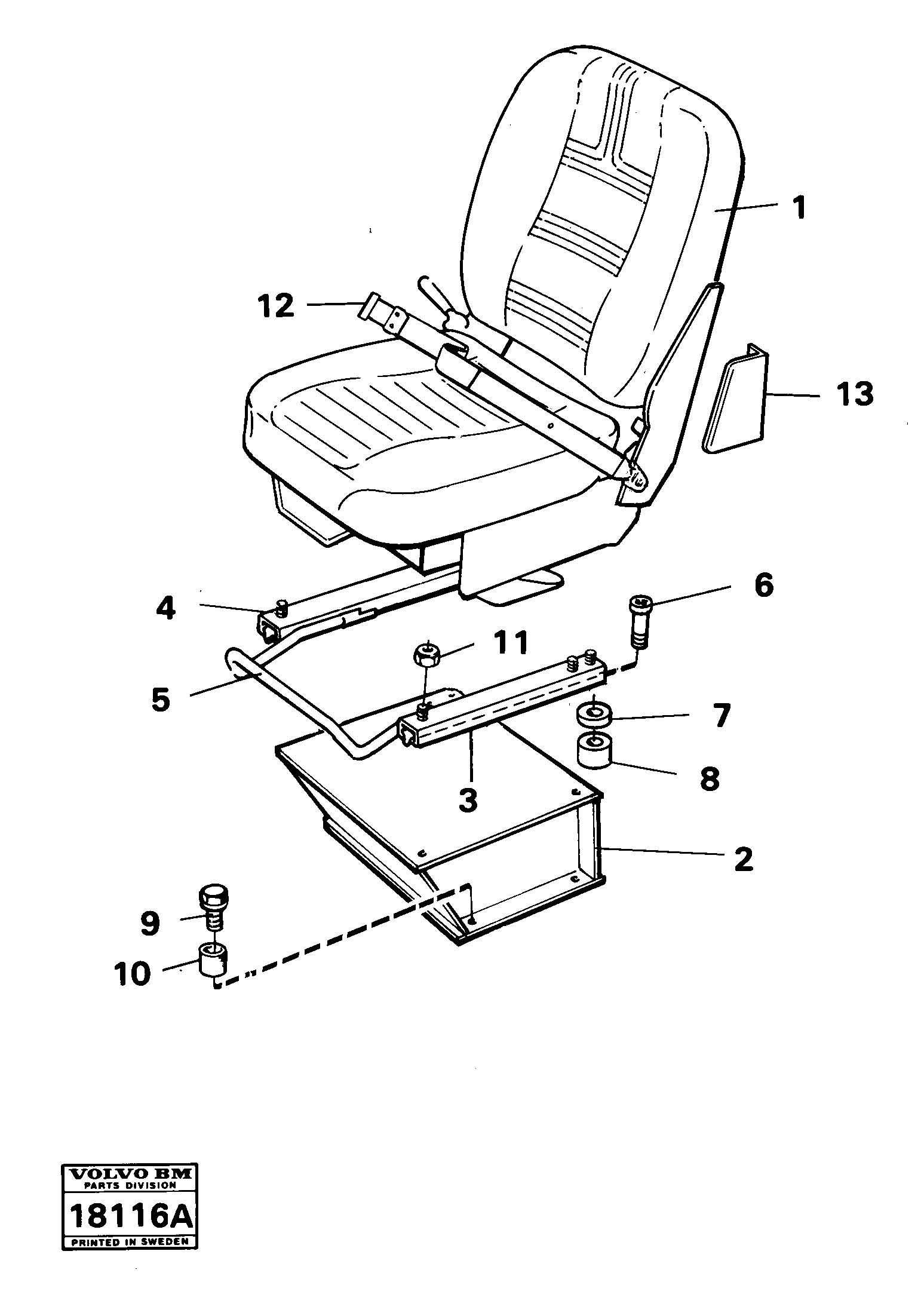 Map Read Lamp VOE11057007 VOLVO