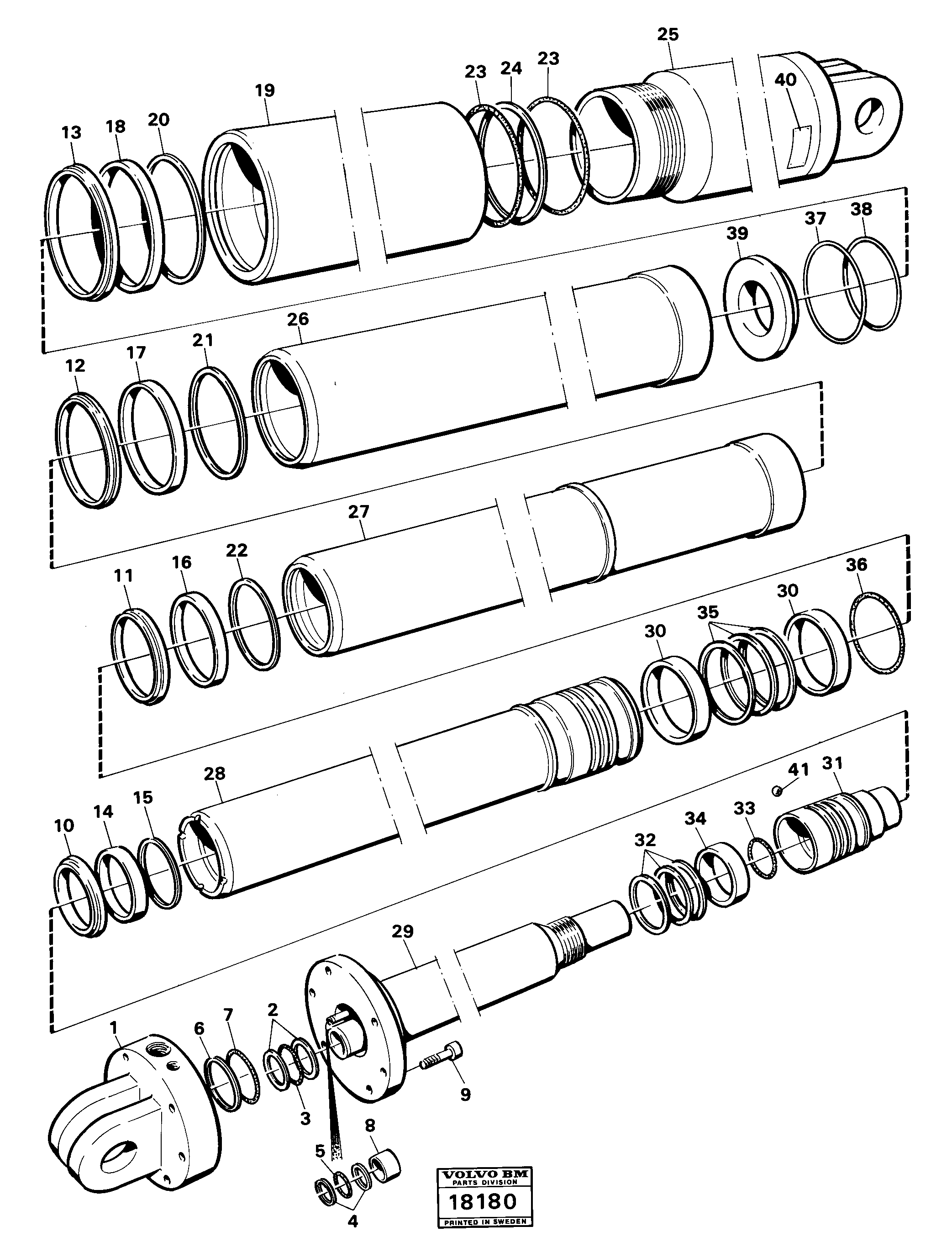 Rubber Strip VOE6213402 VOLVO