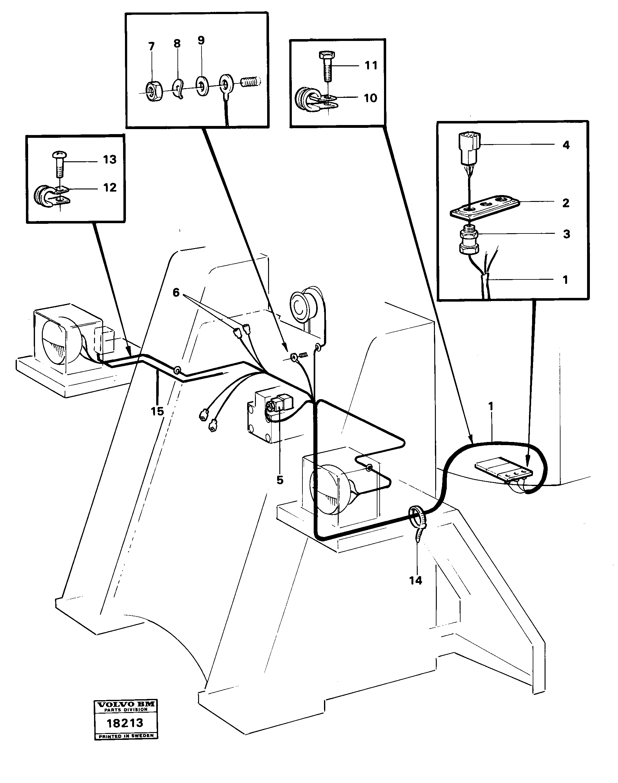 Receptacle Housing VOE949004 VOLVO