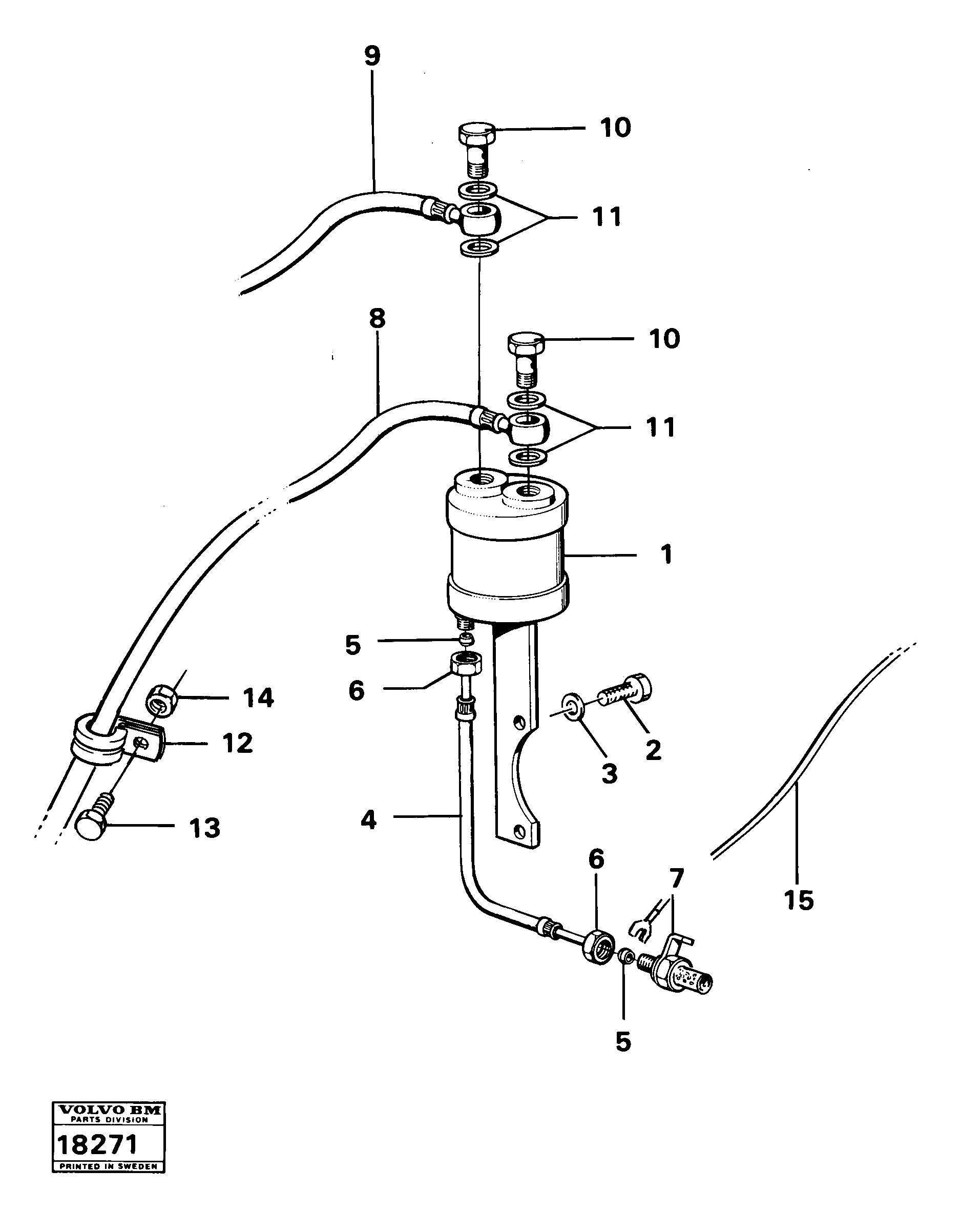 Brake Line VOE4836119 VOLVO