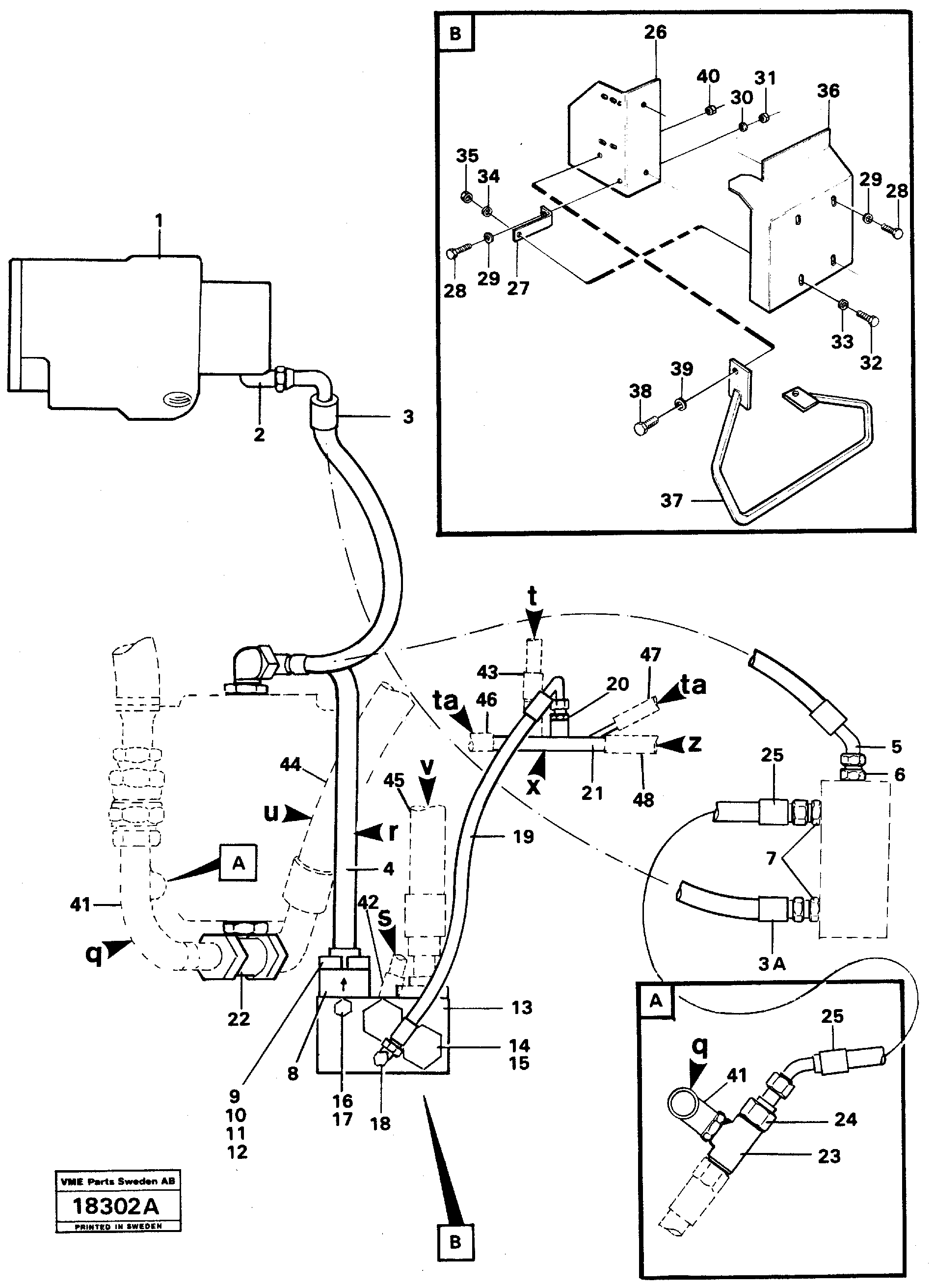 Brake cylinder VOE4948012 VOLVO