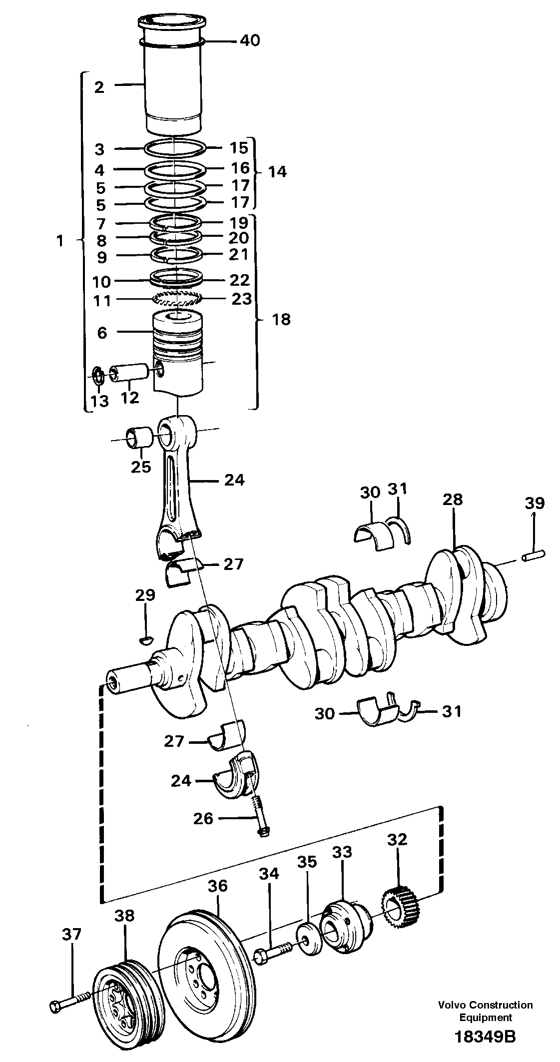 Rubber Washer VOE271117 VOLVO