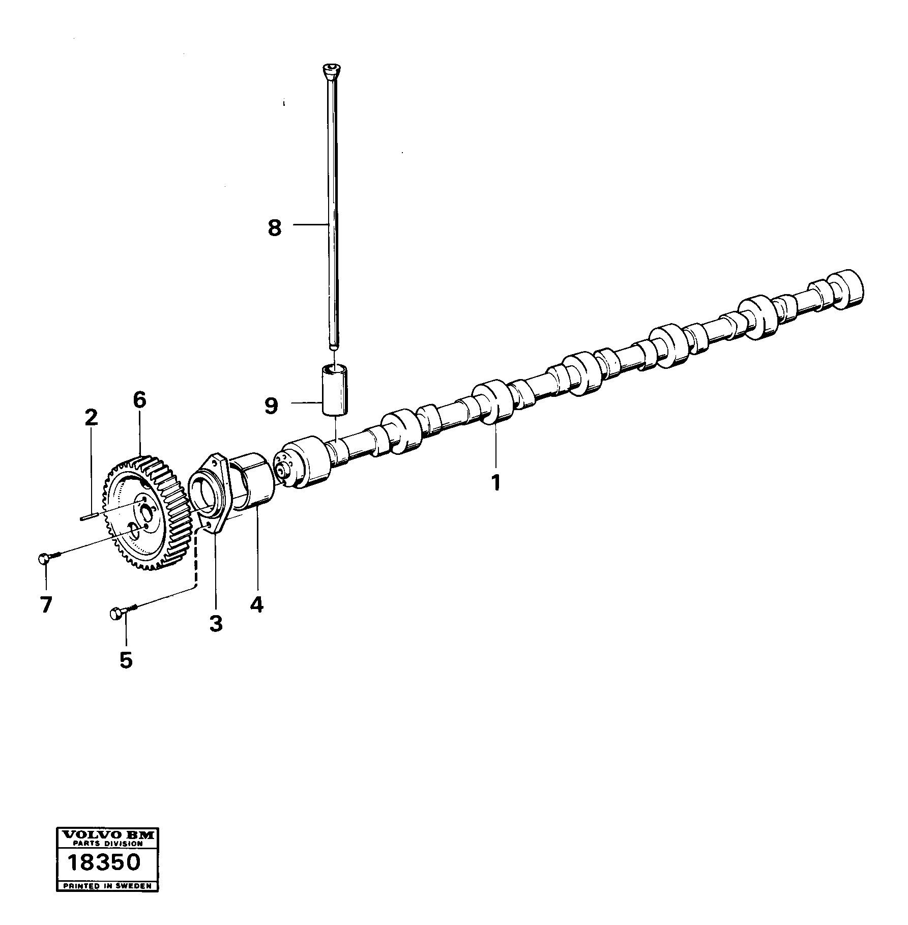 For upper engine part VOE471509 VOLVO